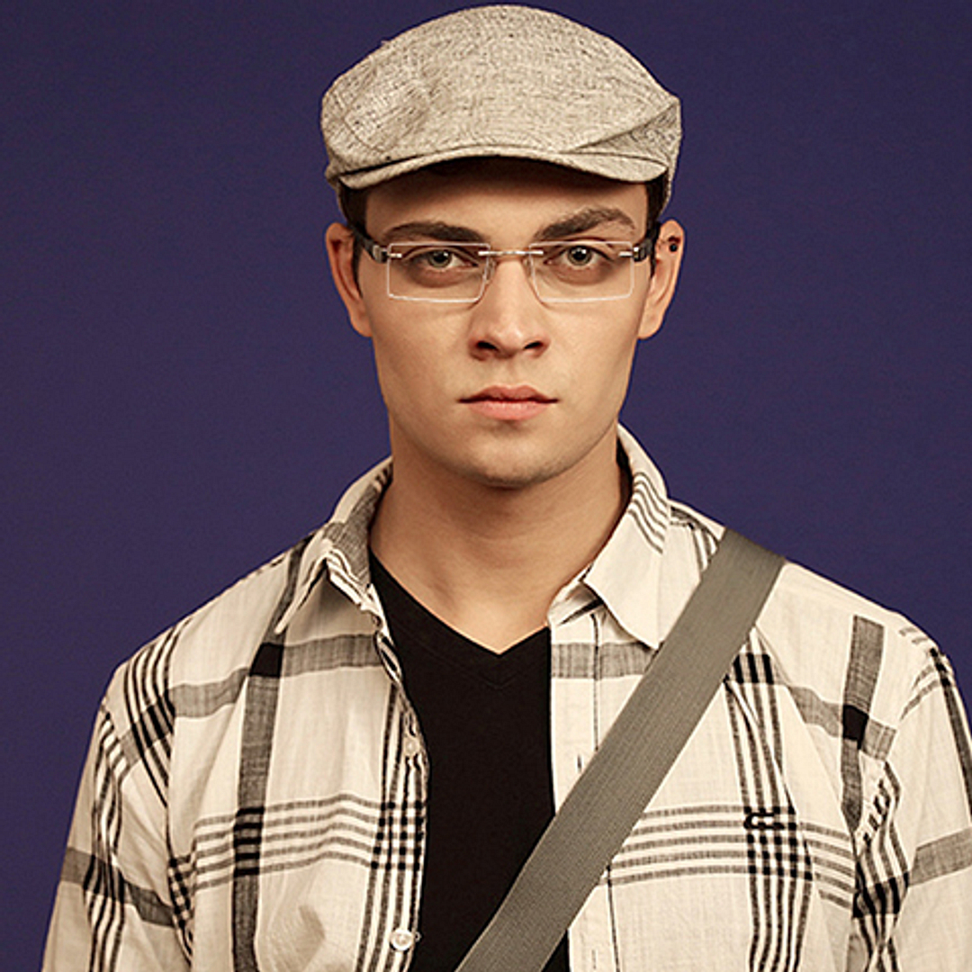 Lenskart Air Online Silver Rimless Rectangle left side