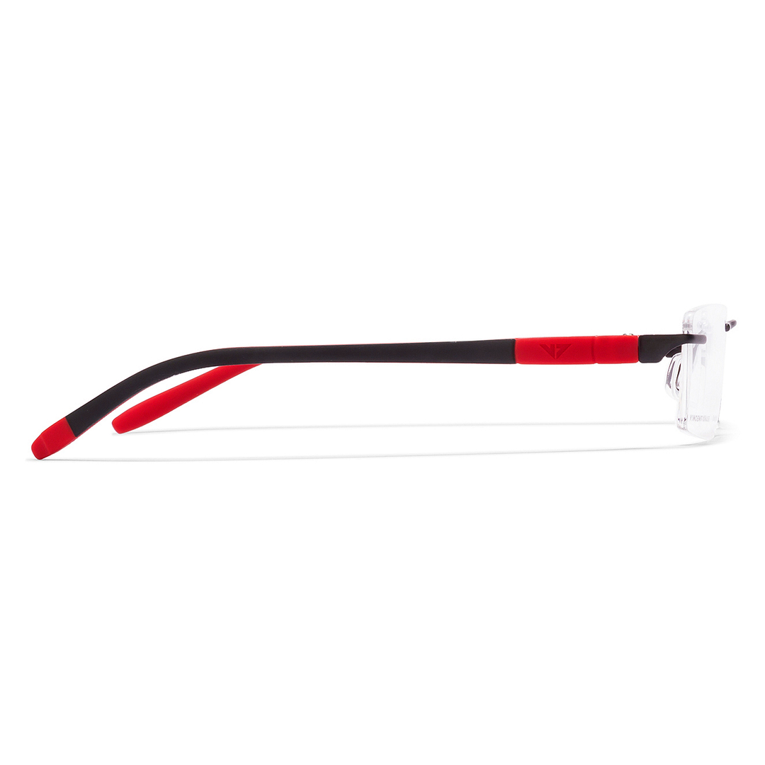 Lenskart Air Online Black Rimless Rectangle right side