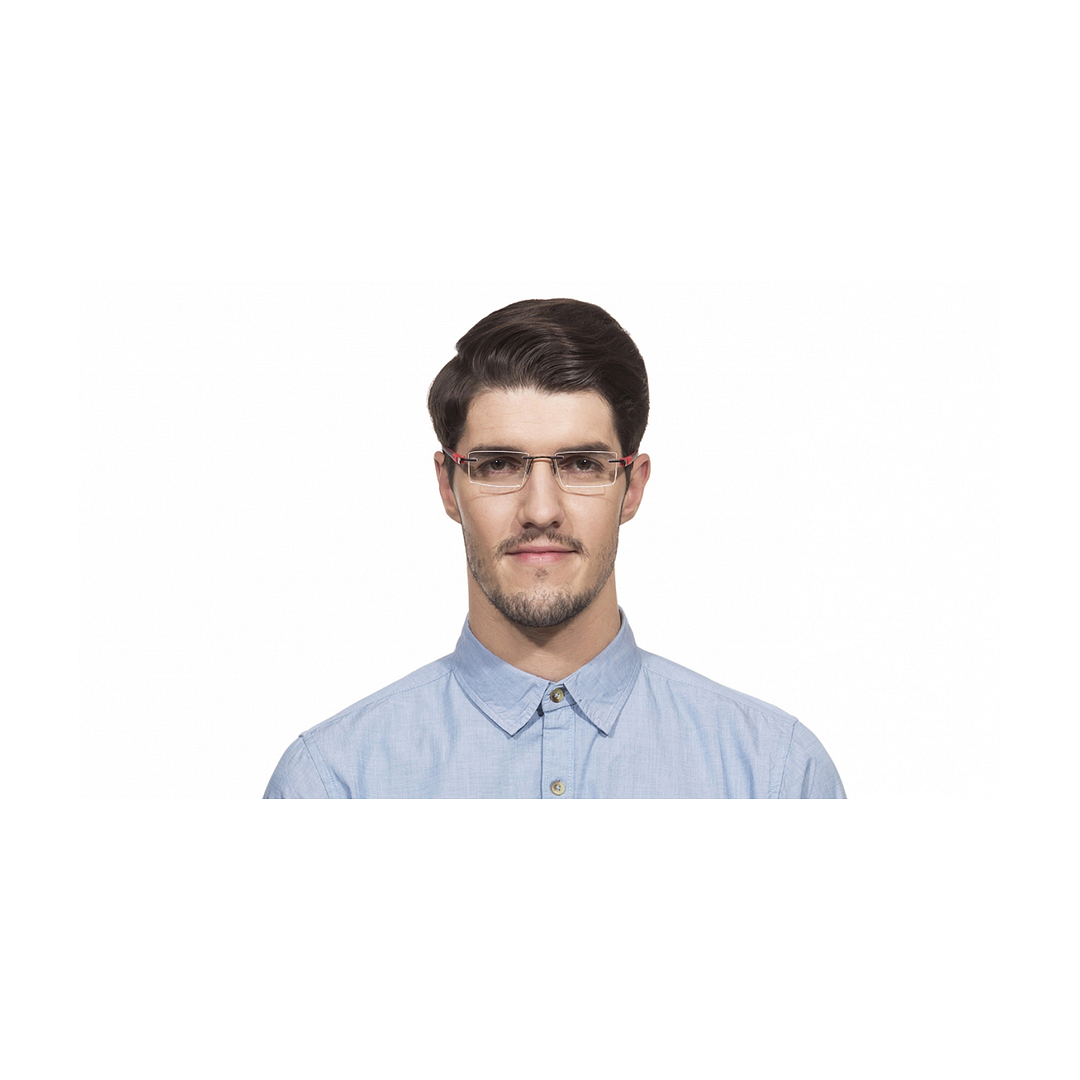 Lenskart Air Online Black Rimless Rectangle right side