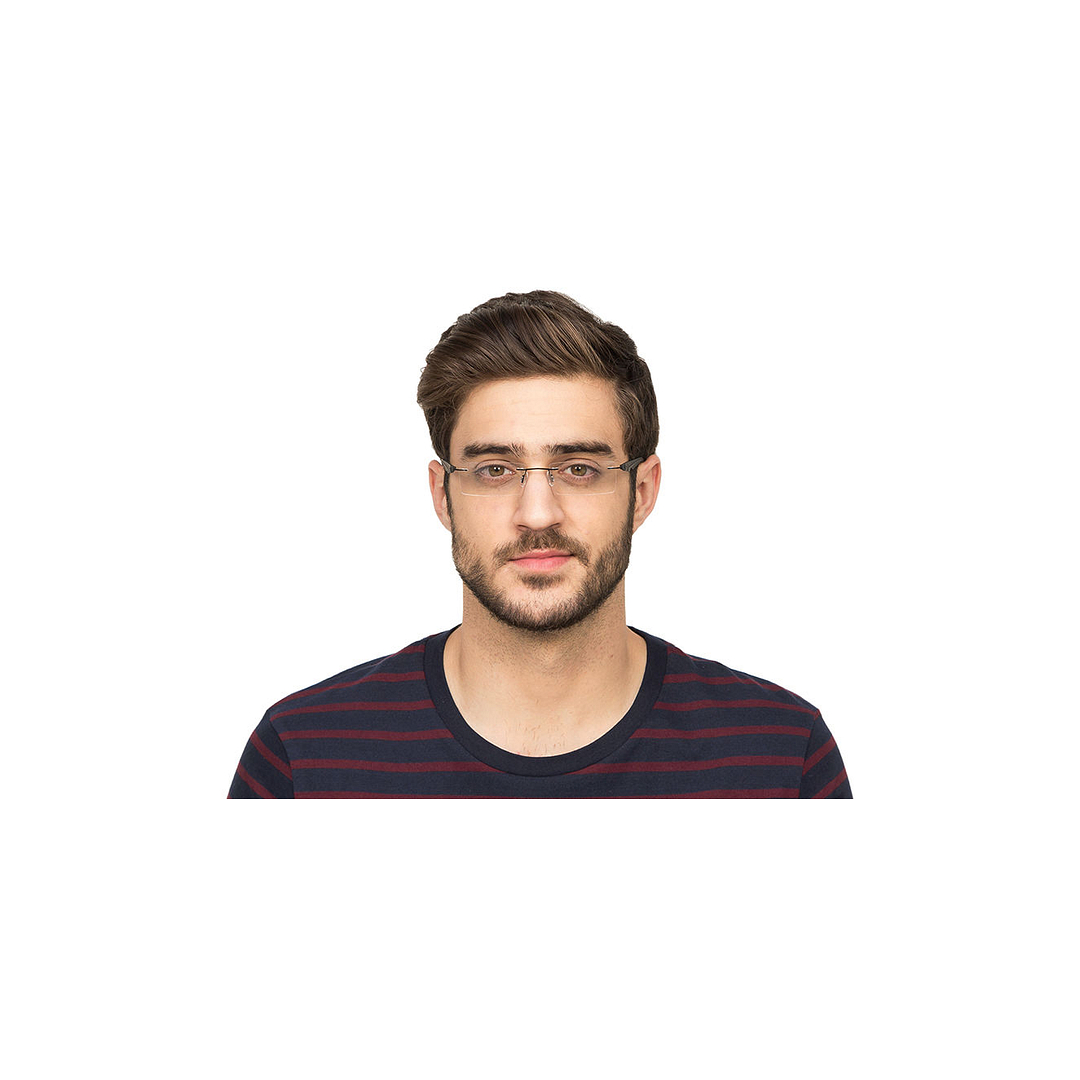 Lenskart Air Online Black Rimless Rectangle right side