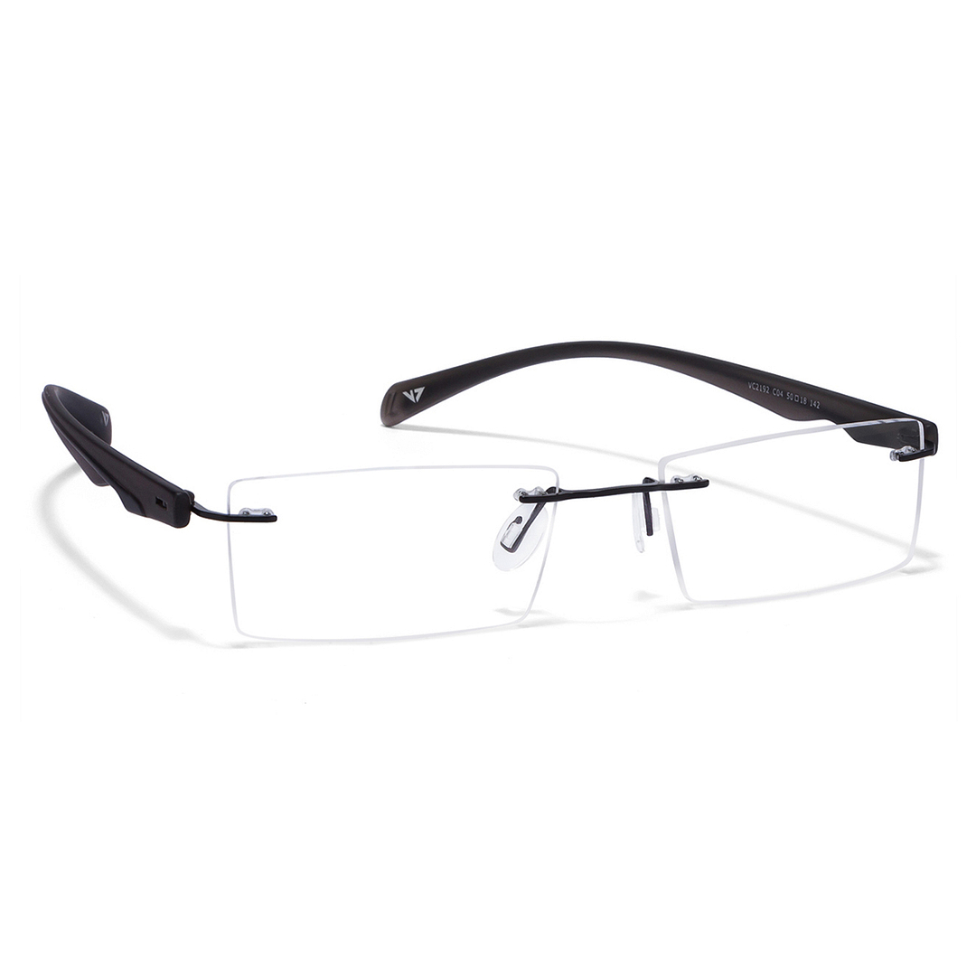 Lenskart Air Online Black Rimless Rectangle left side