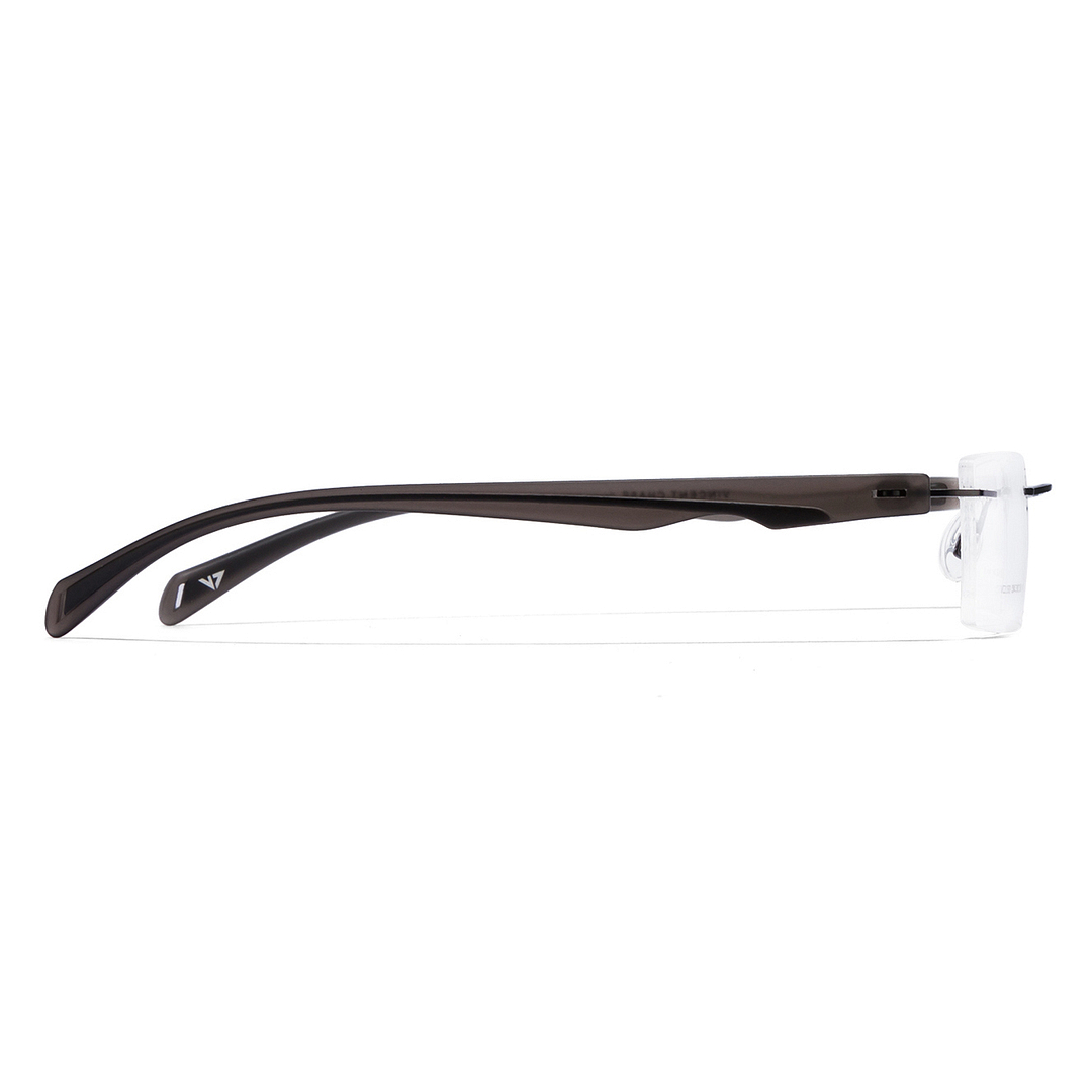 Lenskart Air Online Black Rimless Rectangle right side