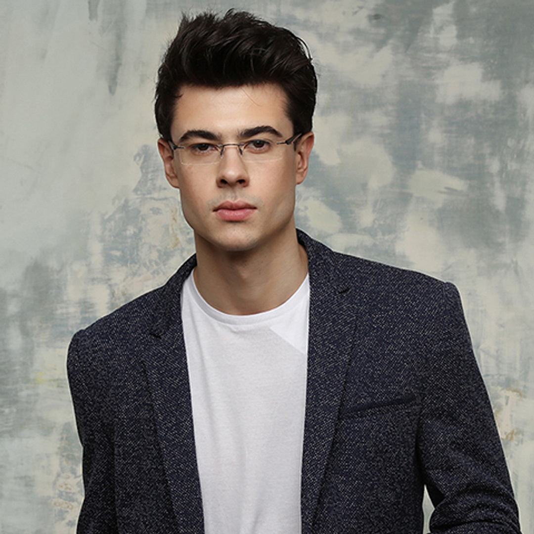 Lenskart Air Online Light Brown Rimless Rectangle right side