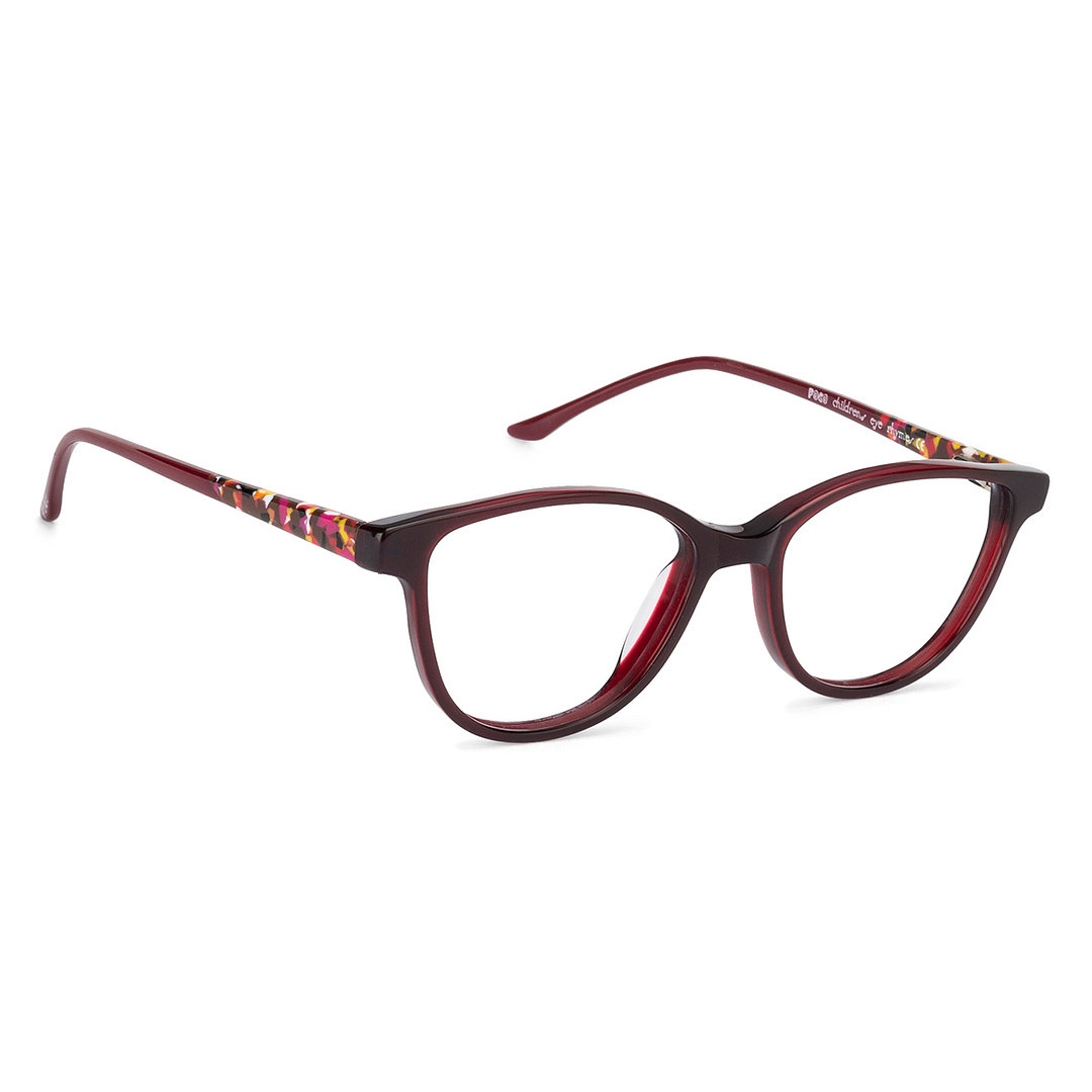 Hooper Online Red Full Rim Cat Eye left side