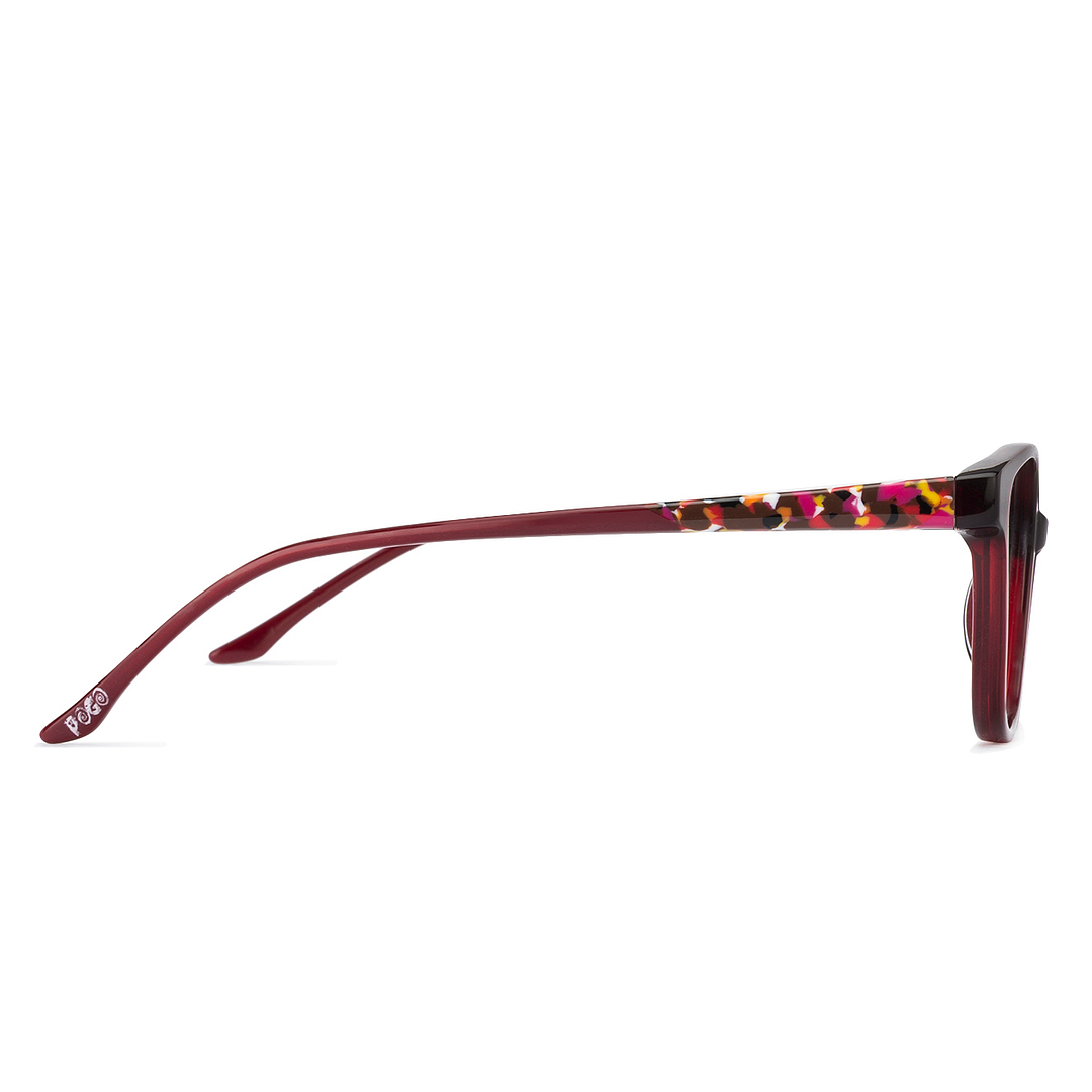 Hooper Online Red Full Rim Cat Eye right side