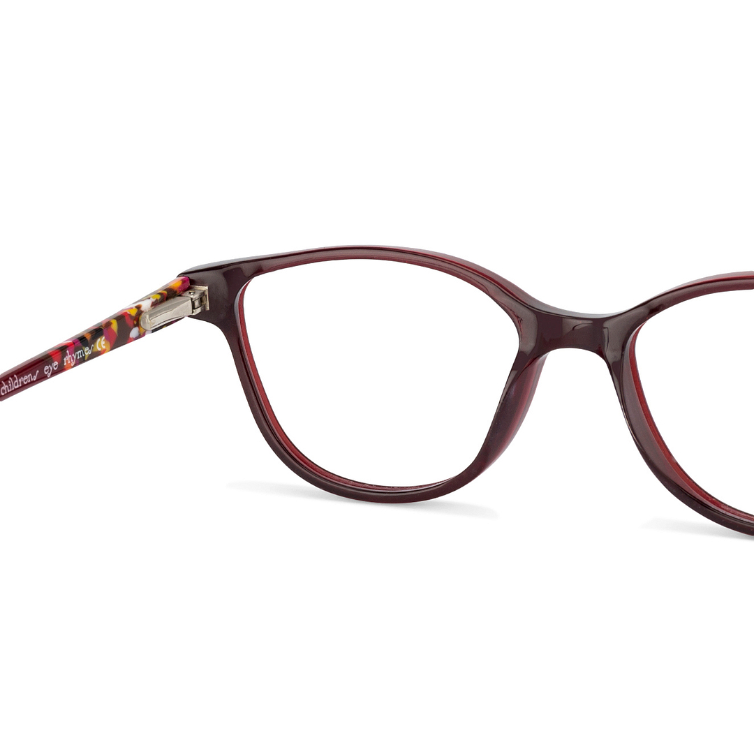 Hooper Online Red Full Rim Cat Eye left side