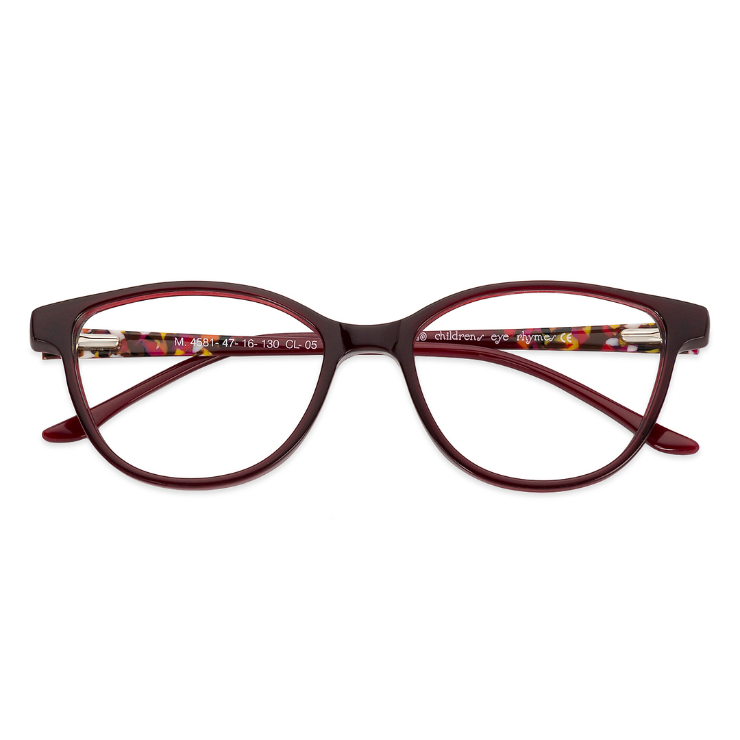 Hooper Online Red Full Rim Cat Eye right side