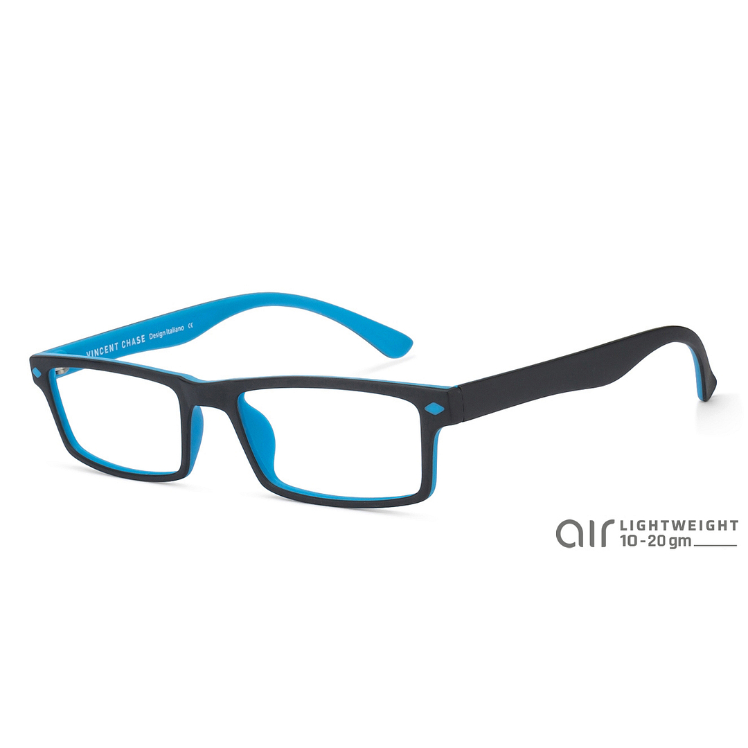 Lenskart Air Online Sky Blue Full Rim Rectangle right side