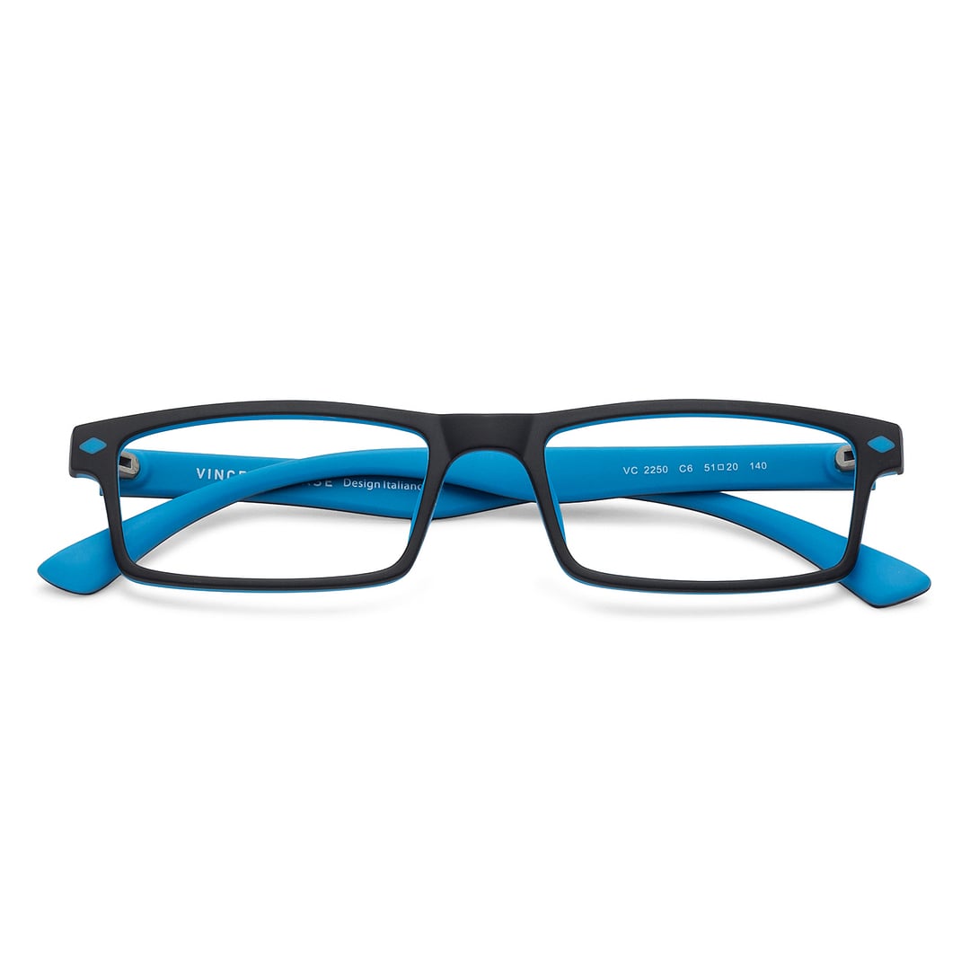 Lenskart Air Online Sky Blue Full Rim Rectangle right side