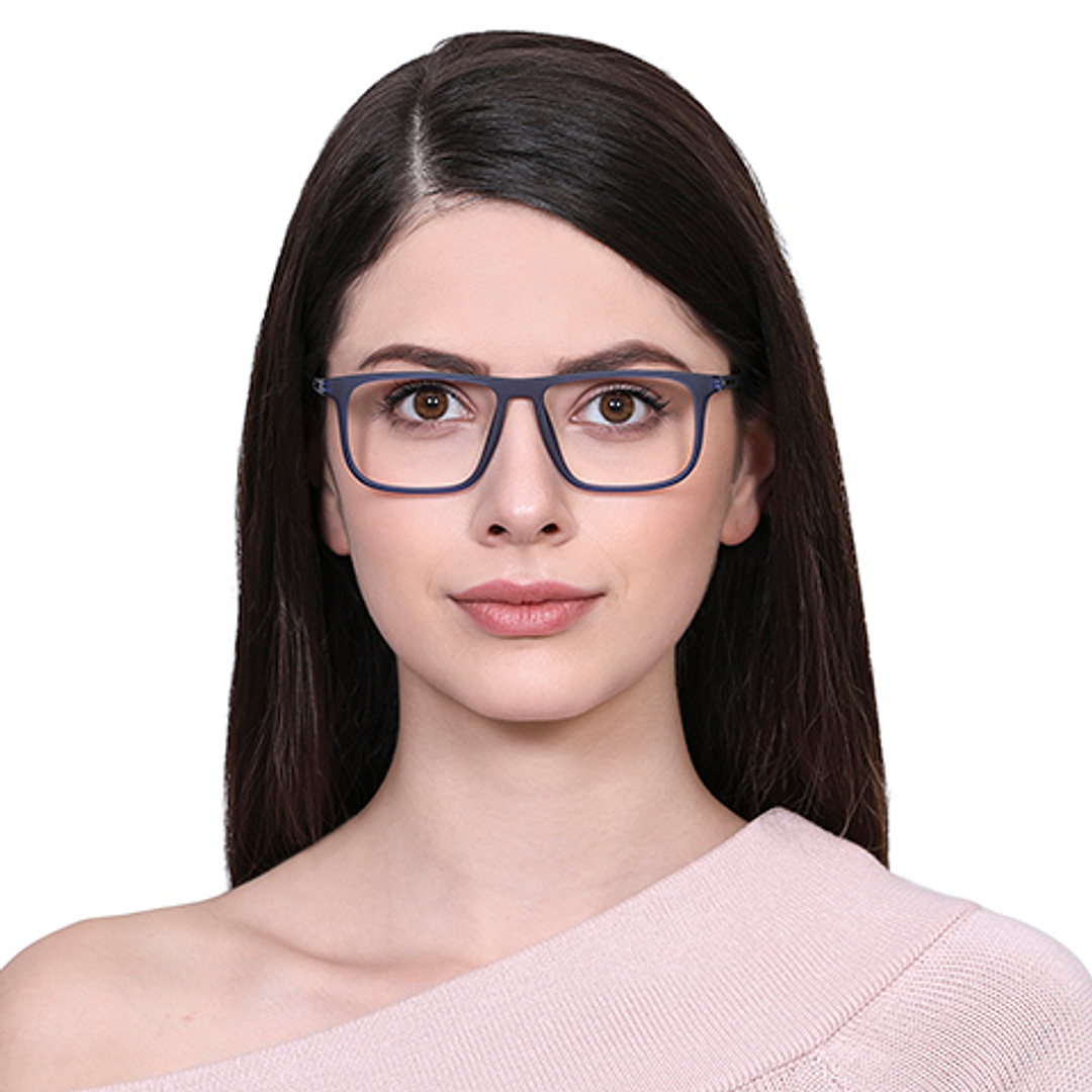 Lenskart Air Online Sky Blue Full Rim Square right side