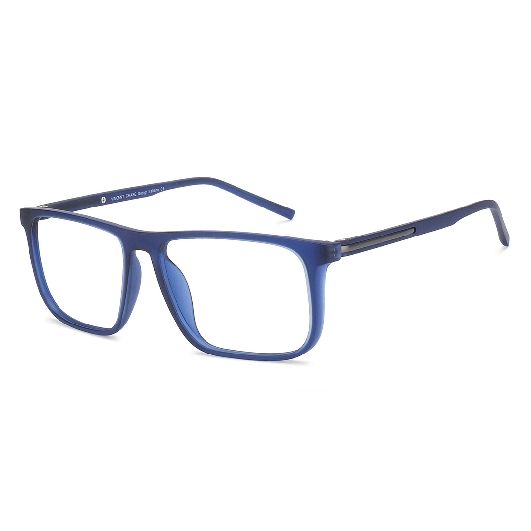 Lenskart Air Online Sky Blue Full Rim Square left side