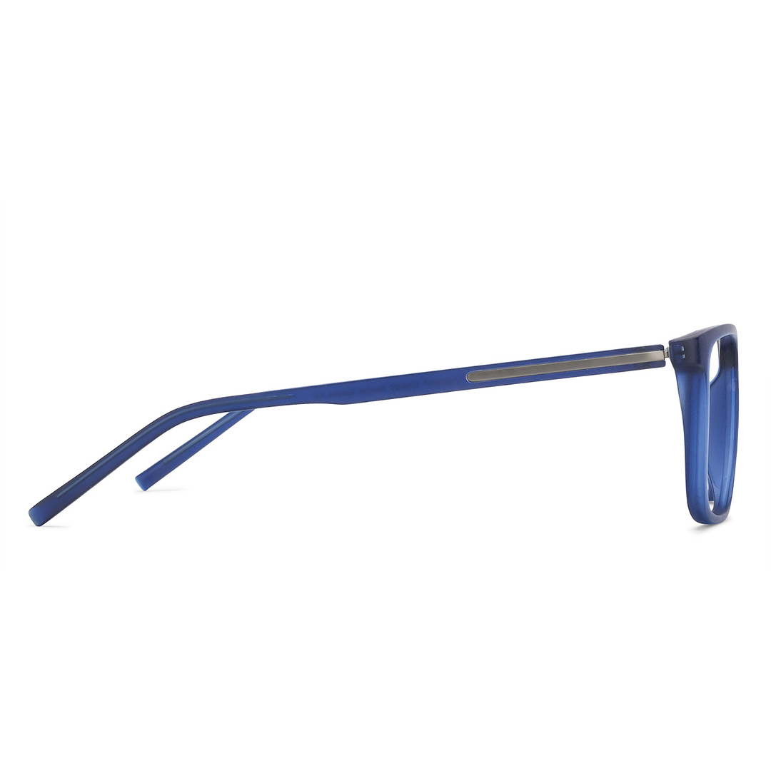 Lenskart Air Online Sky Blue Full Rim Square left side