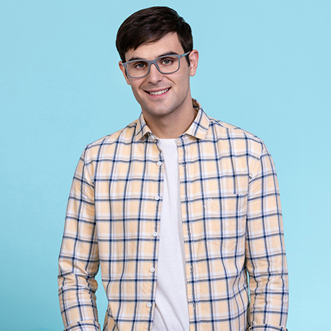 Vincent Chase Online Light Gray Full Rim Square right side