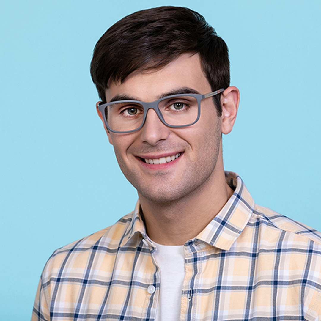 Vincent Chase Online Light Gray Full Rim Square right side