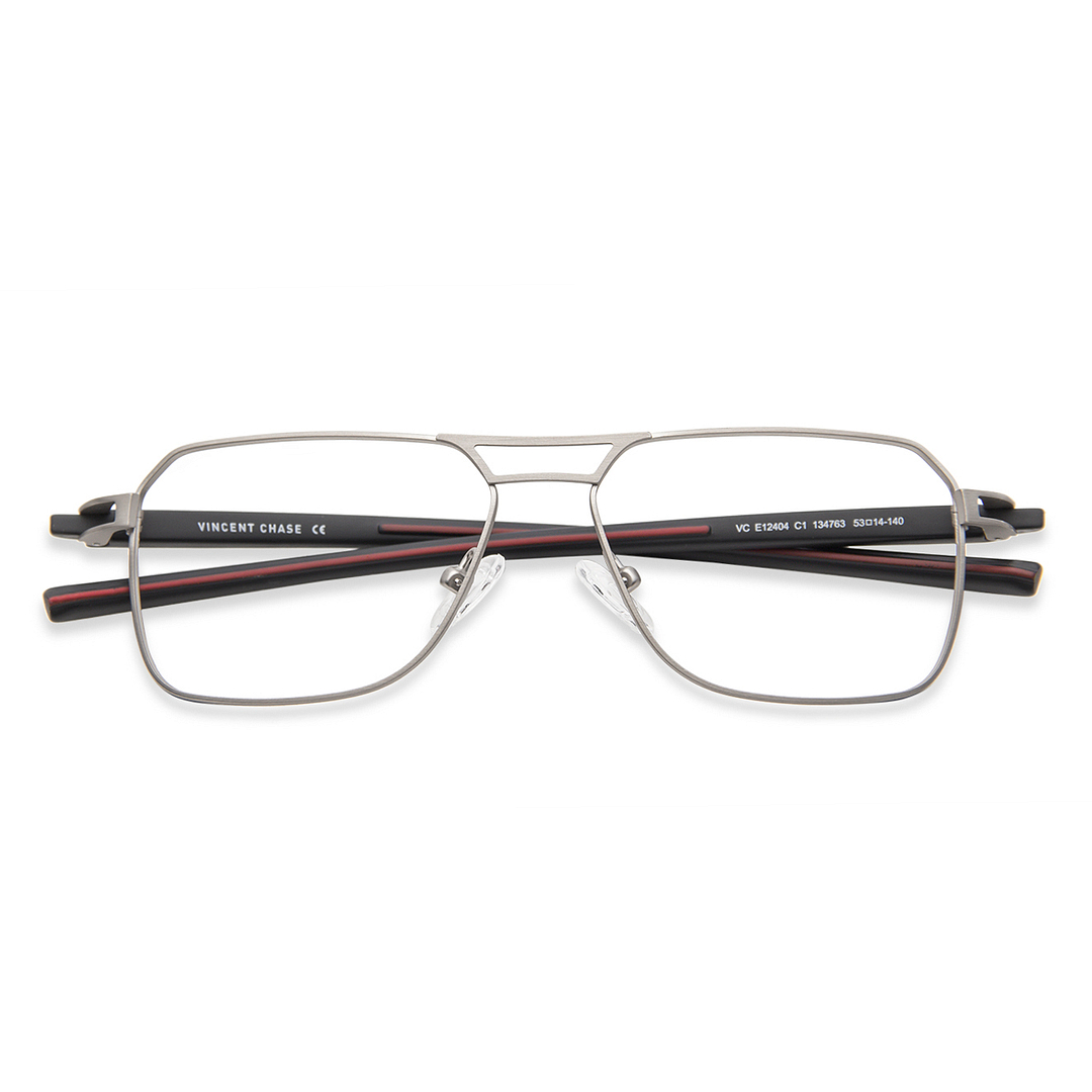Vincent Chase Online Silver Full Rim Geometric right side