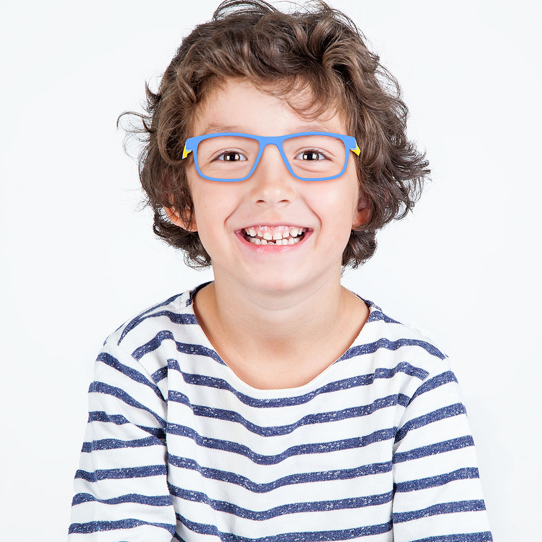 Hooper Online Sky Blue Full Rim Rectangle right side