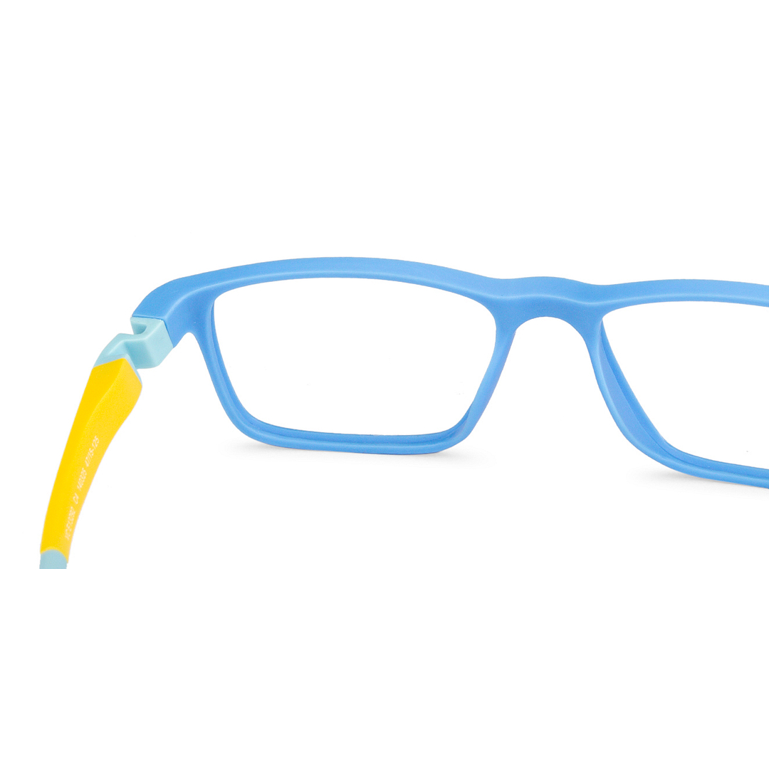 Hooper Online Sky Blue Full Rim Rectangle left side