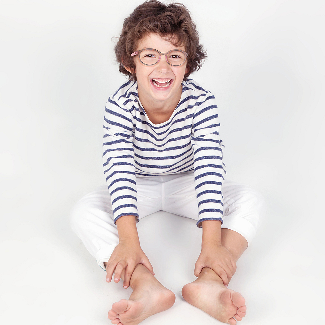 Hooper Online Pink Transparent Full Rim Round right side