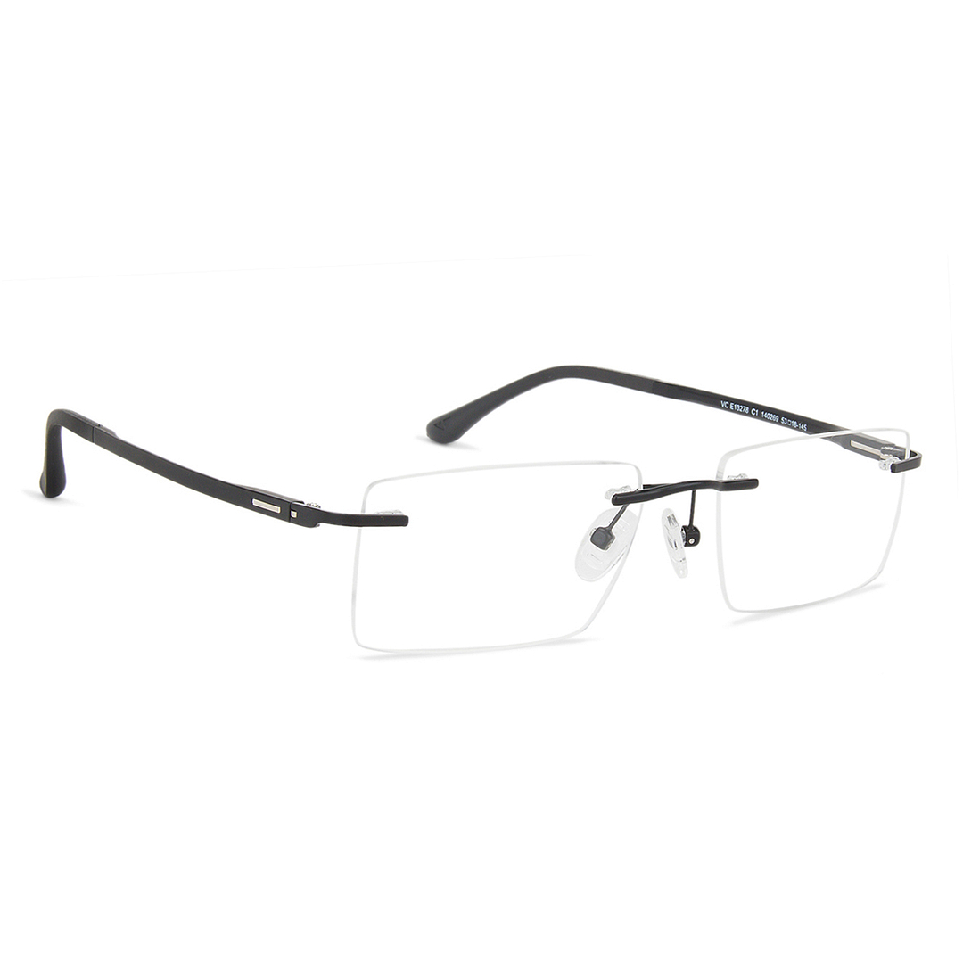 Lenskart Air Online Black Rimless Rectangle left side