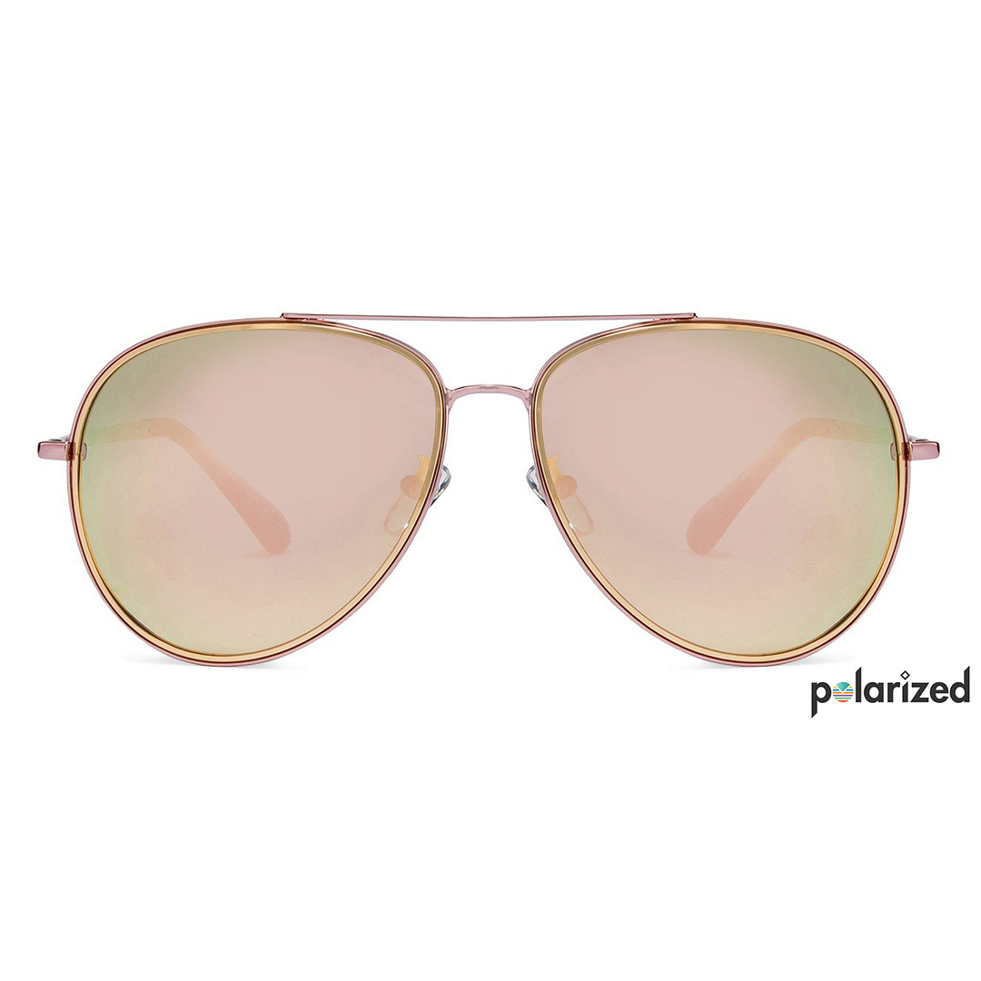 Vincent Chase Online Gold Full Rim Aviator left side