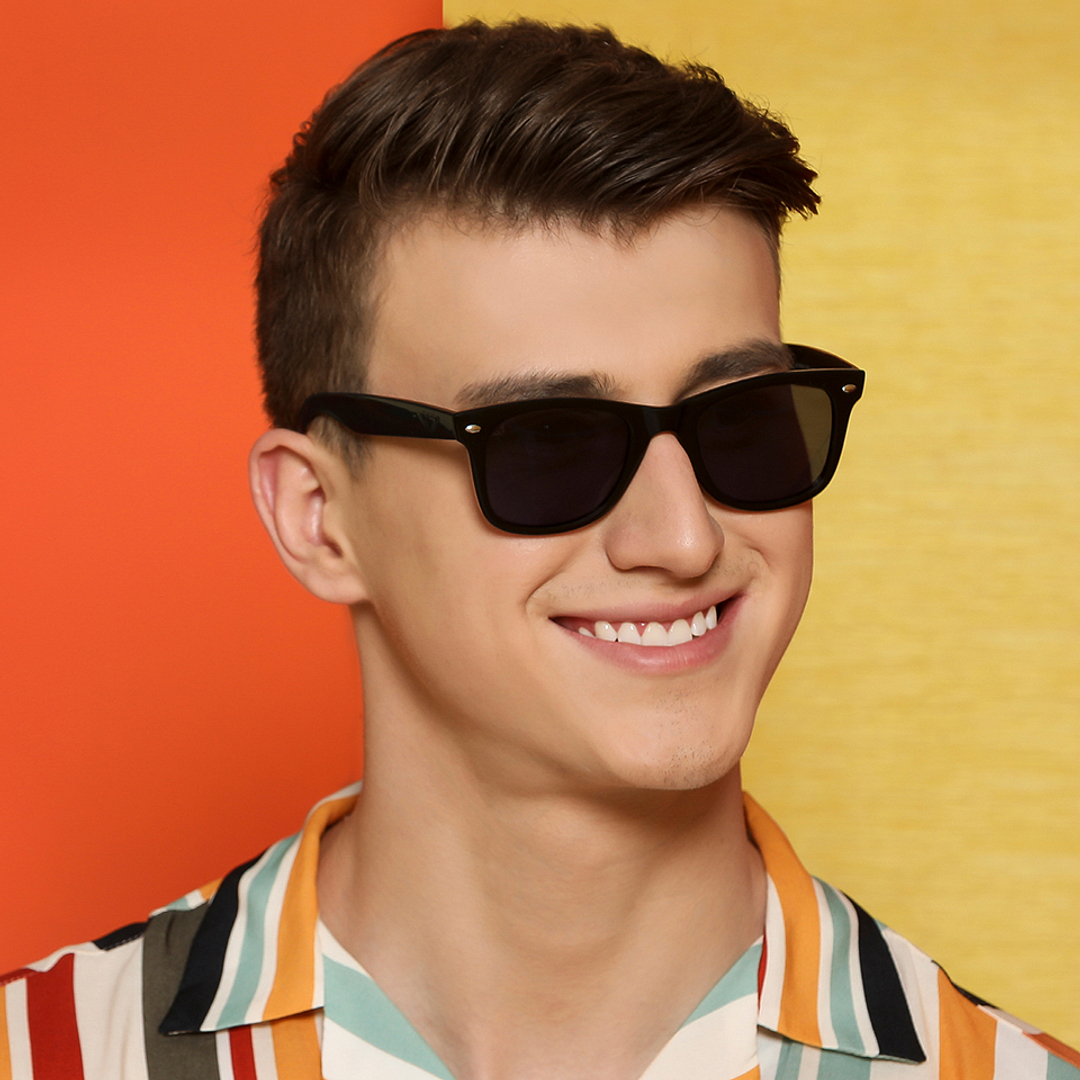 Vincent Chase Online Black Full Rim Square left side