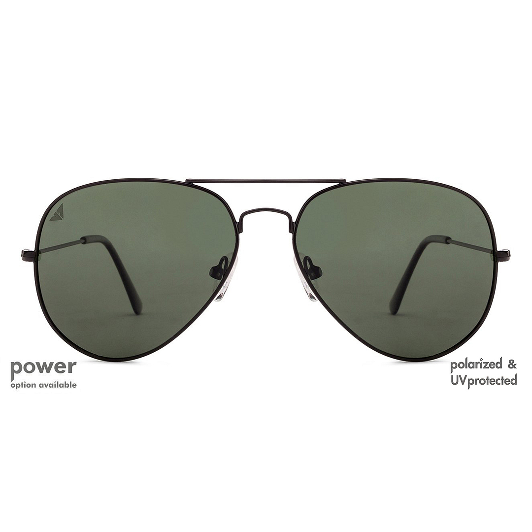 Vincent Chase Online Black Full Rim Aviator left side