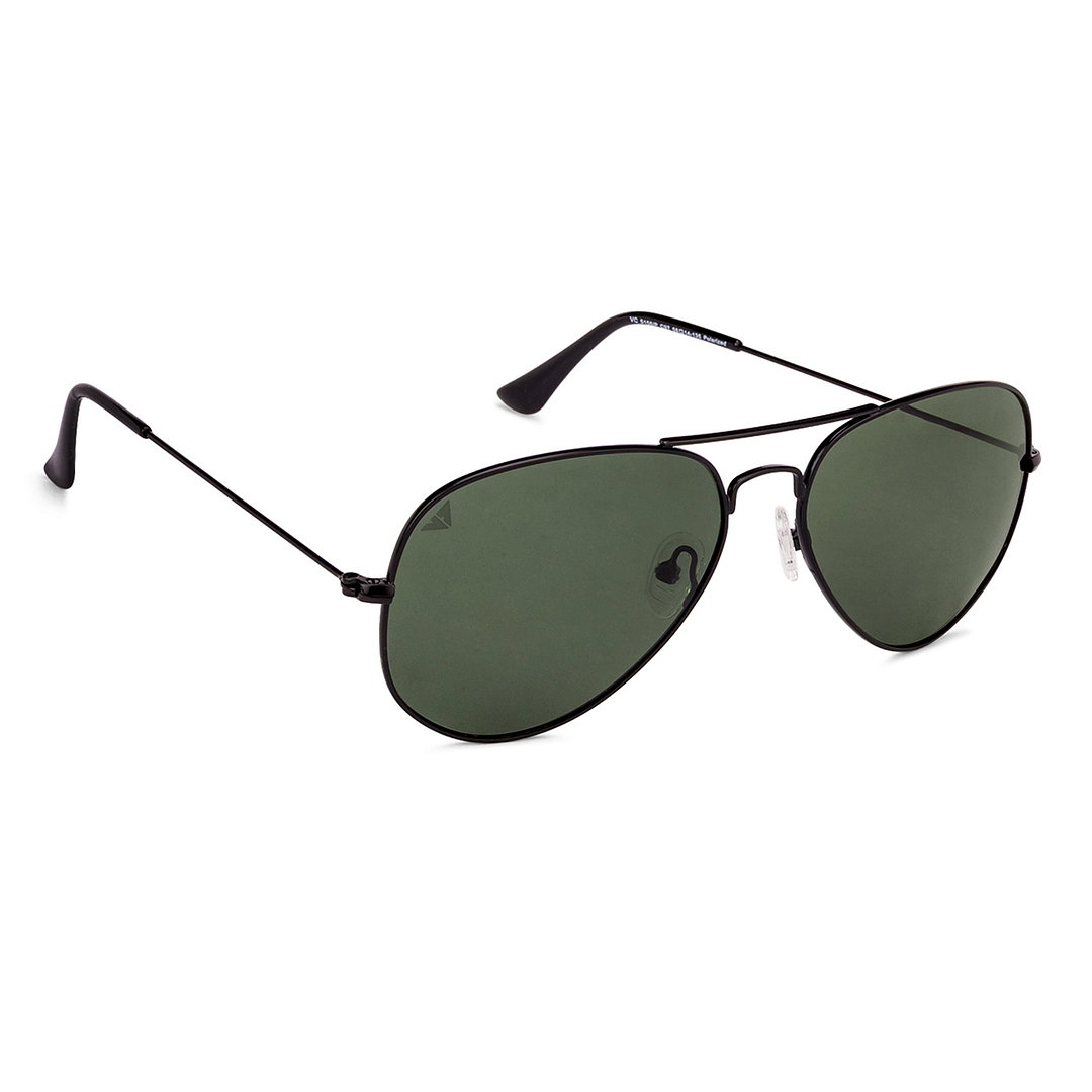 Vincent Chase Online Black Full Rim Aviator left side