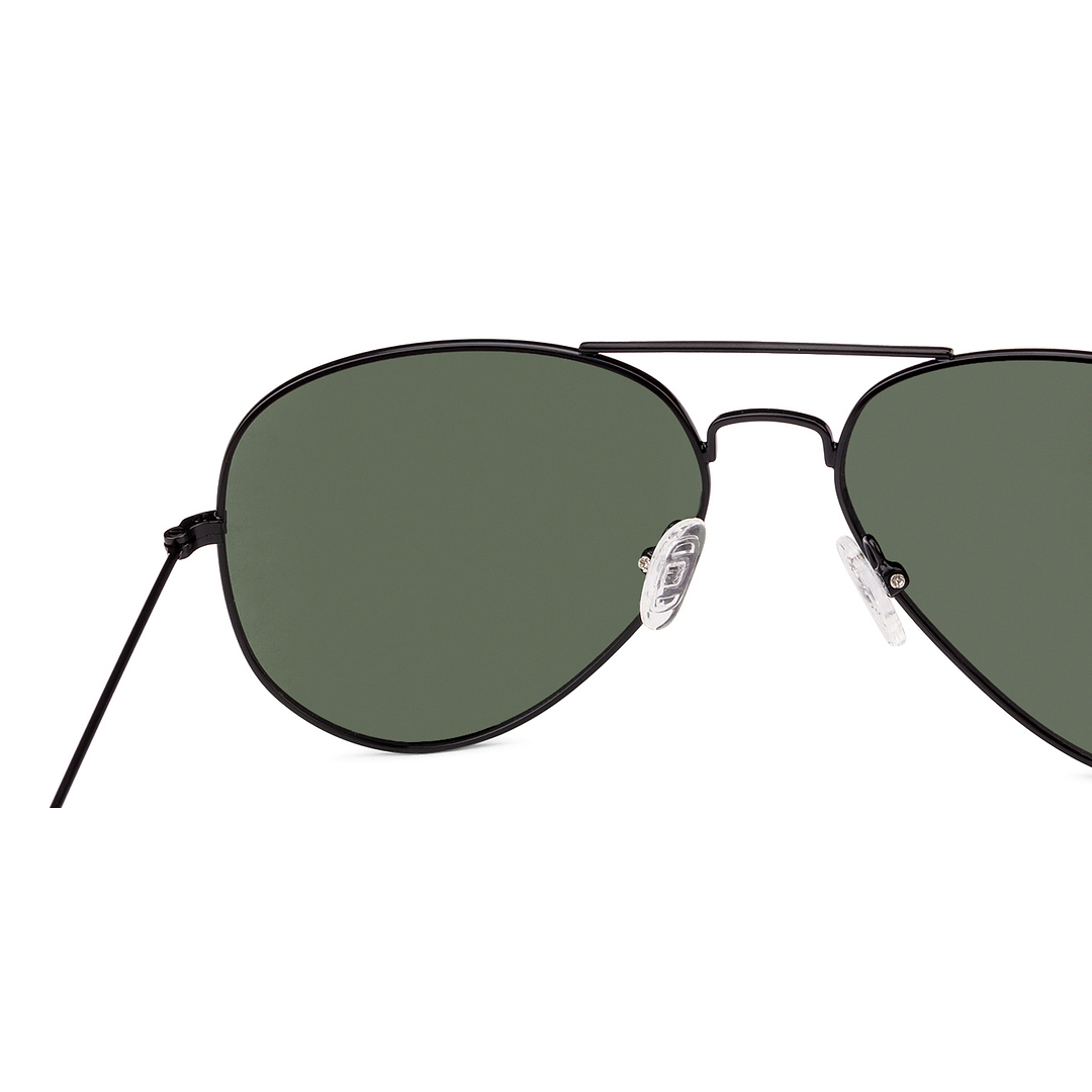 Vincent Chase Online Black Full Rim Aviator left side