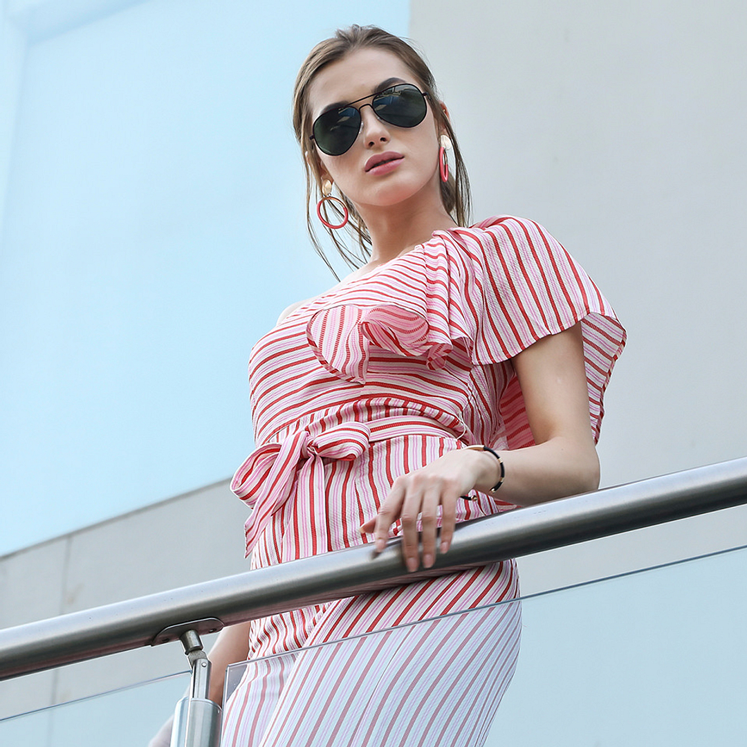 Vincent Chase Online Black Full Rim Aviator left side