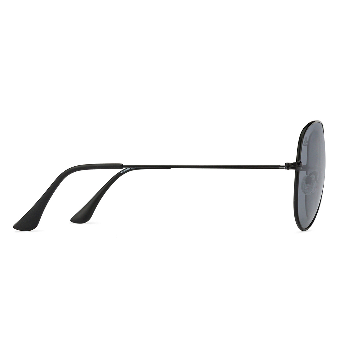 Vincent Chase Polarized Black Full Rim Aviator right side