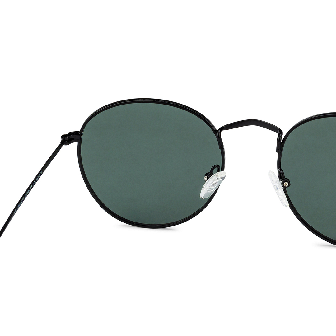 Vincent Chase Online Black Full Rim Round left side