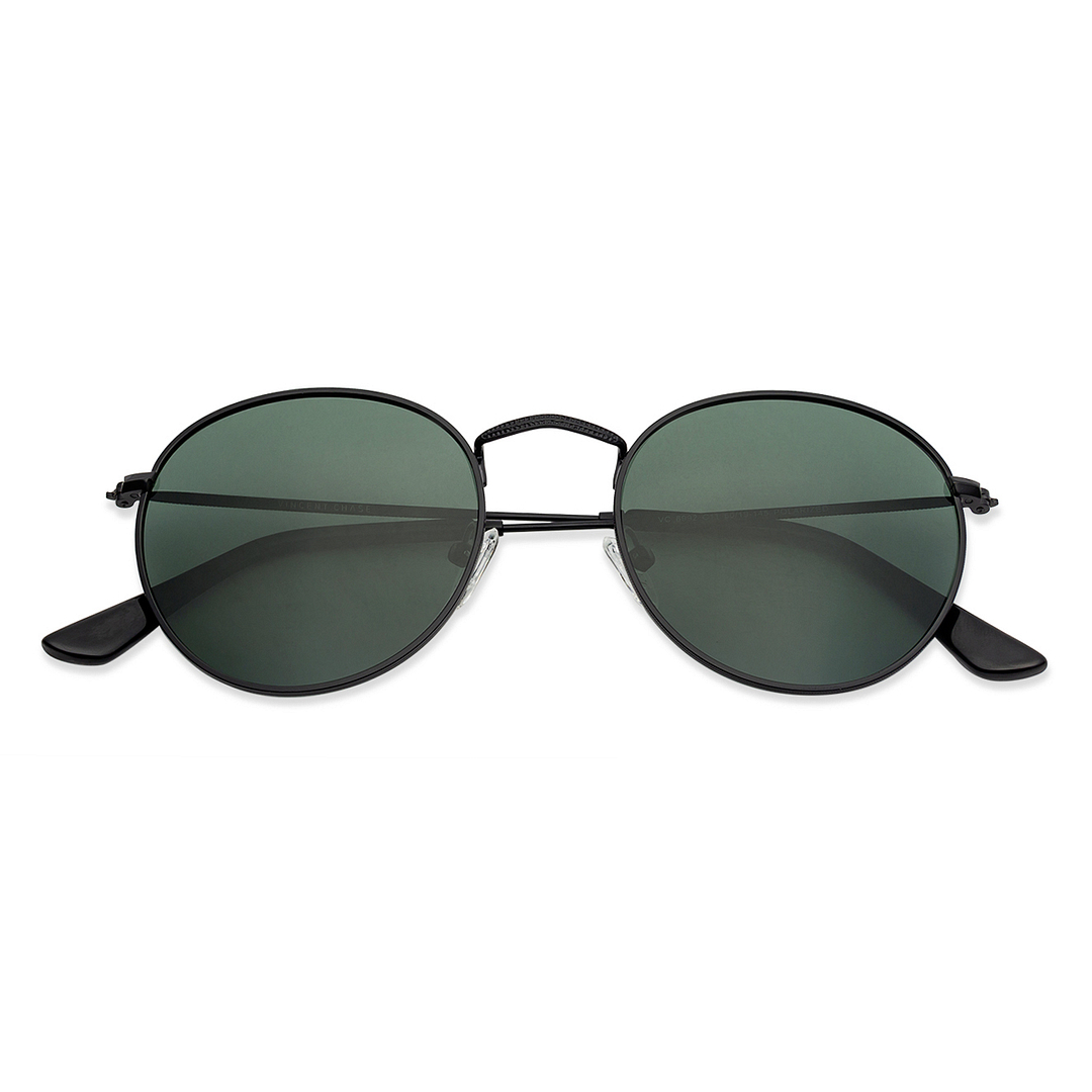 Vincent Chase Online Black Full Rim Round right side