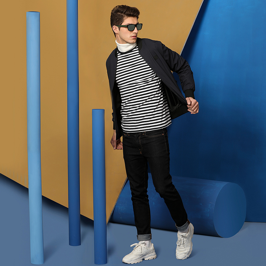 Vincent Chase Online Black Full Rim Square left side