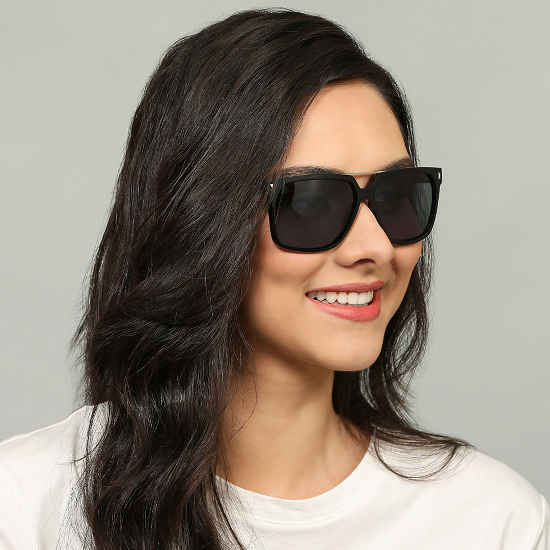 Vincent Chase Online Gunmetal Full Rim Rectangle right side