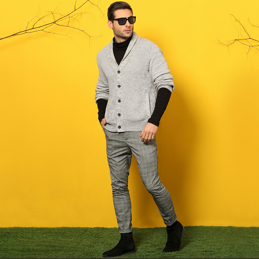 Vincent Chase Online Gunmetal Full Rim Rectangle left side