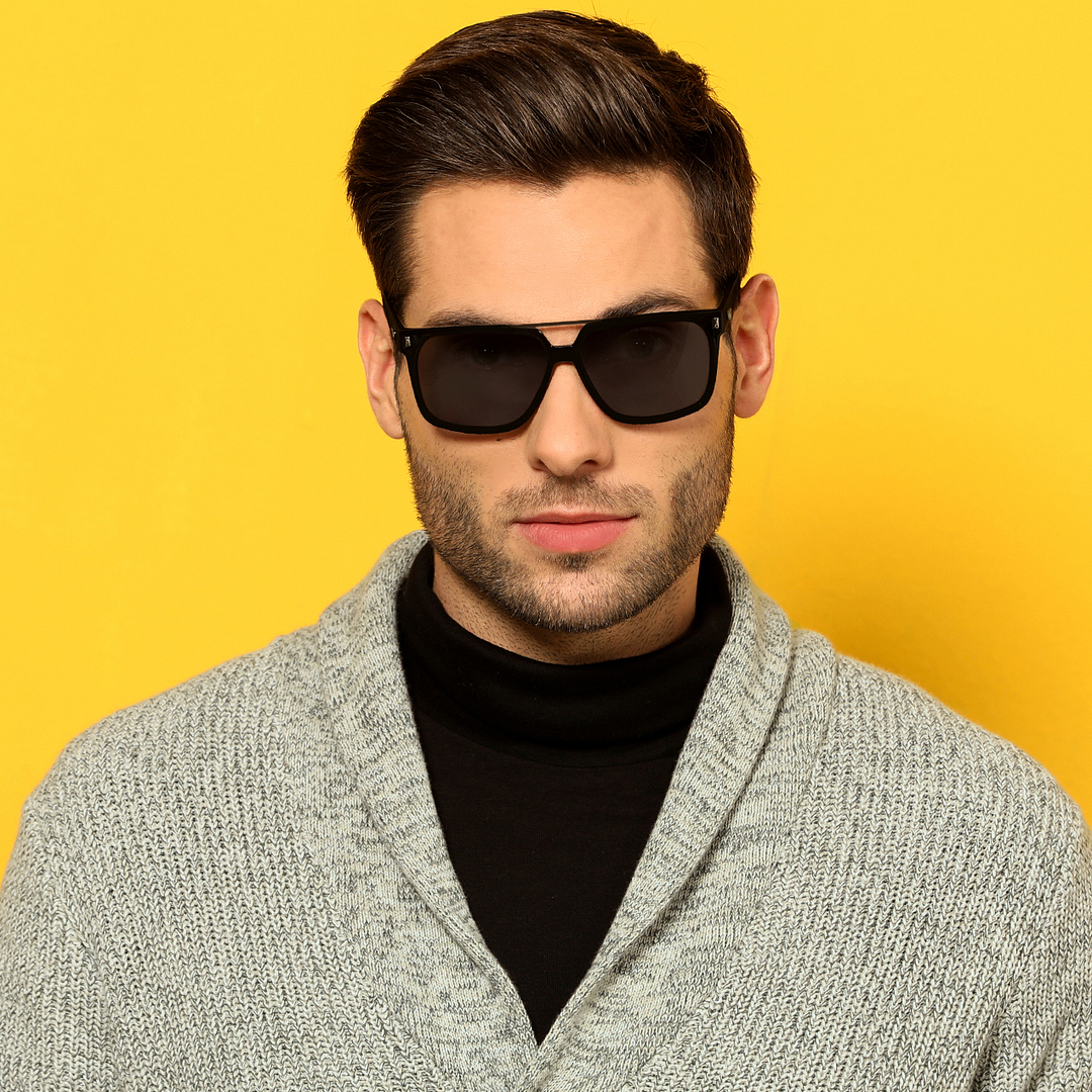 Vincent Chase Online Gunmetal Full Rim Rectangle right side