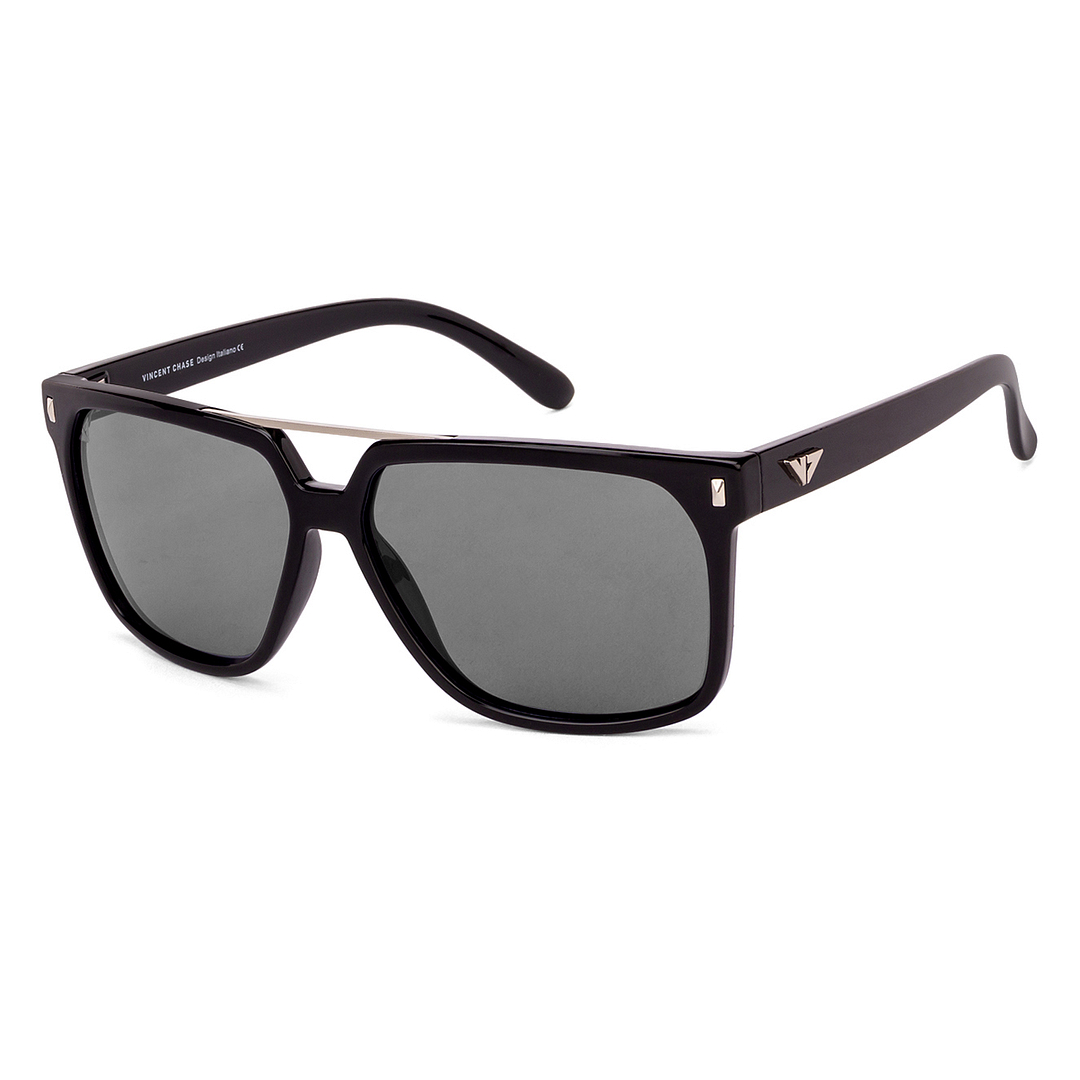 Vincent Chase Online Gunmetal Full Rim Rectangle right side