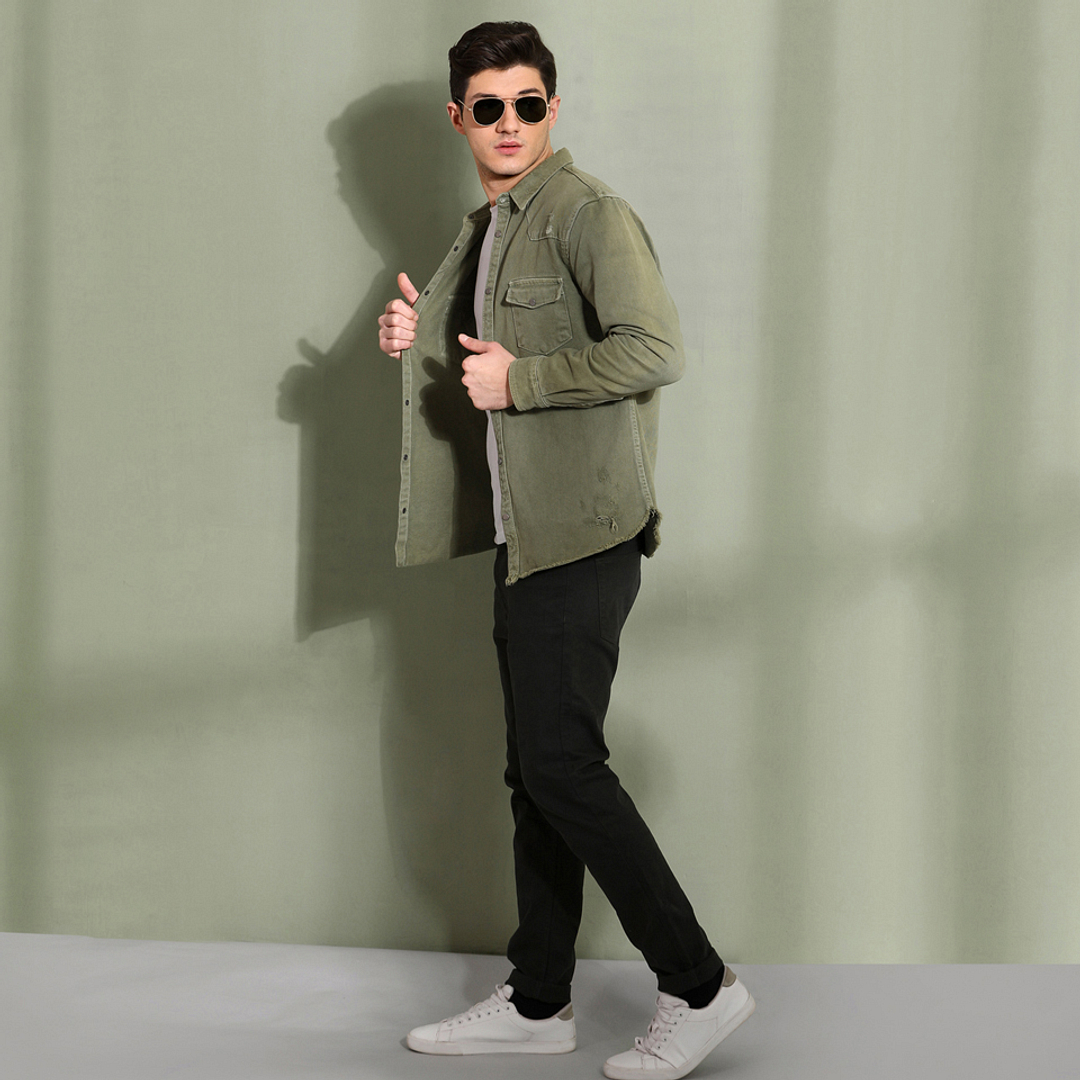 Vincent Chase Online Gold Full Rim Aviator left side