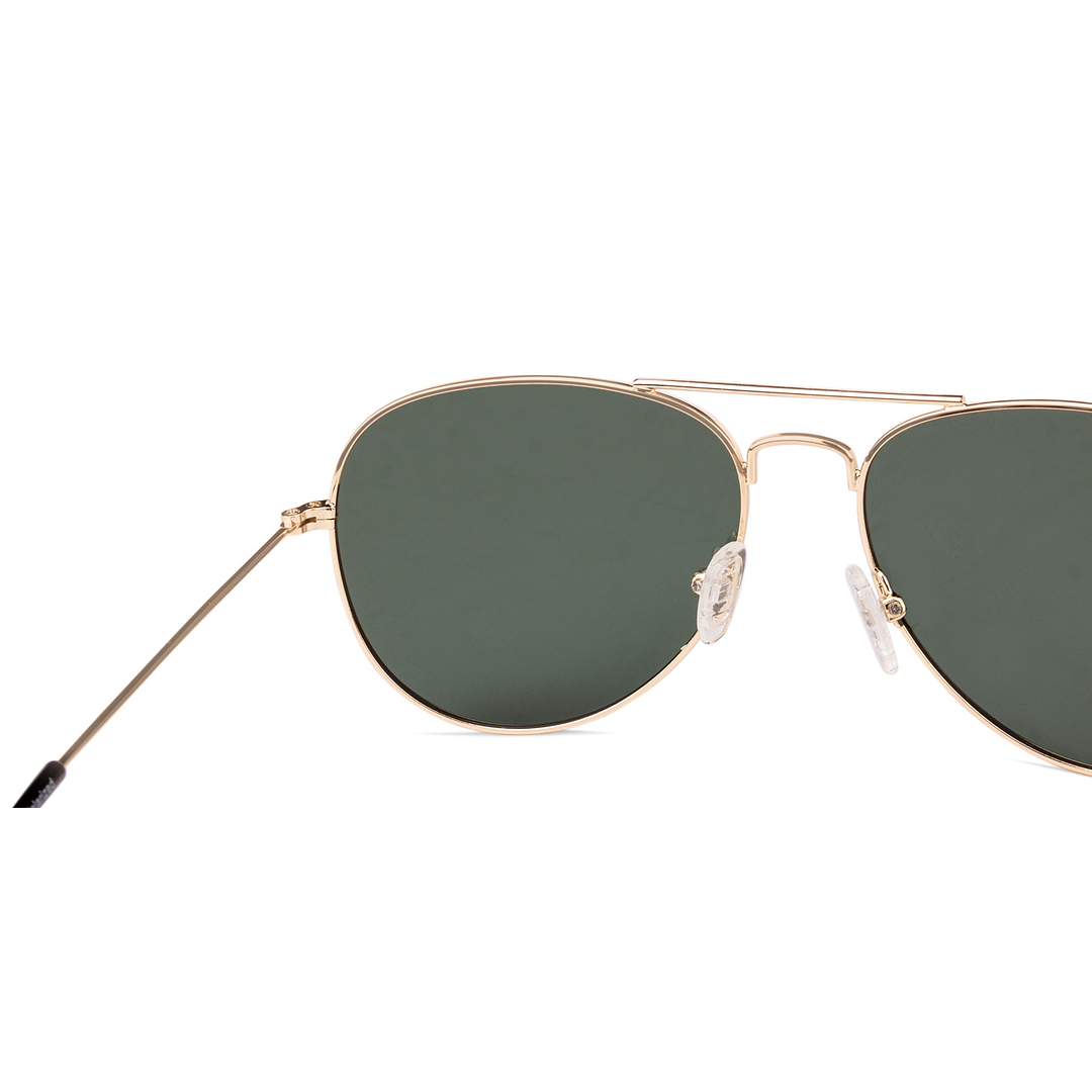 Vincent Chase Online Gold Full Rim Aviator left side