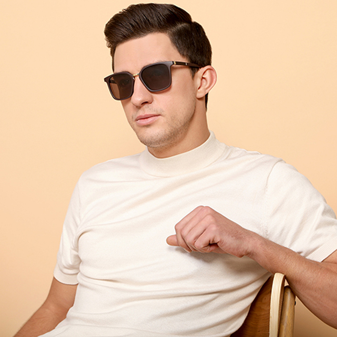 Vincent Chase Online Brown Full Rim Square right side