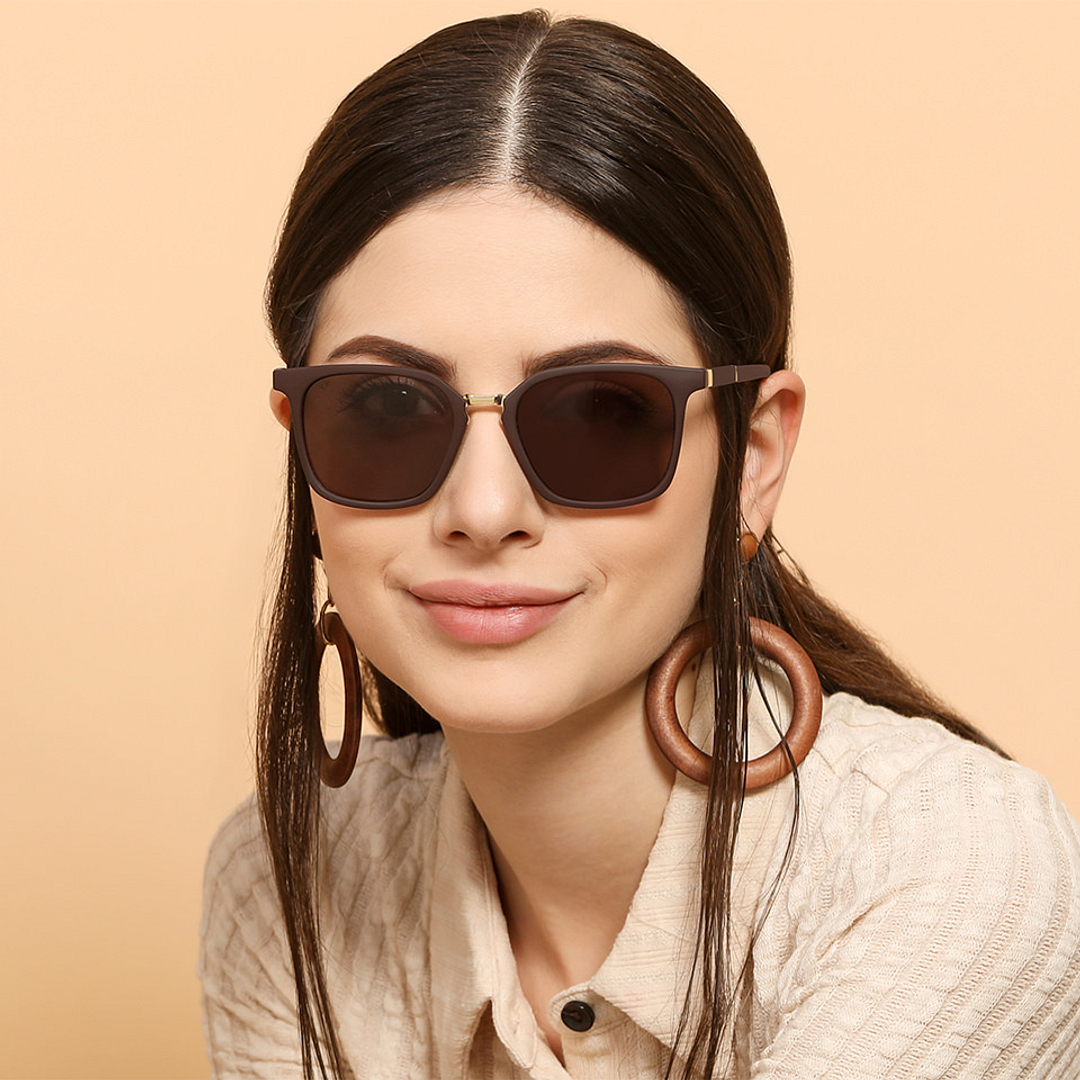 Vincent Chase Online Brown Full Rim Square left side