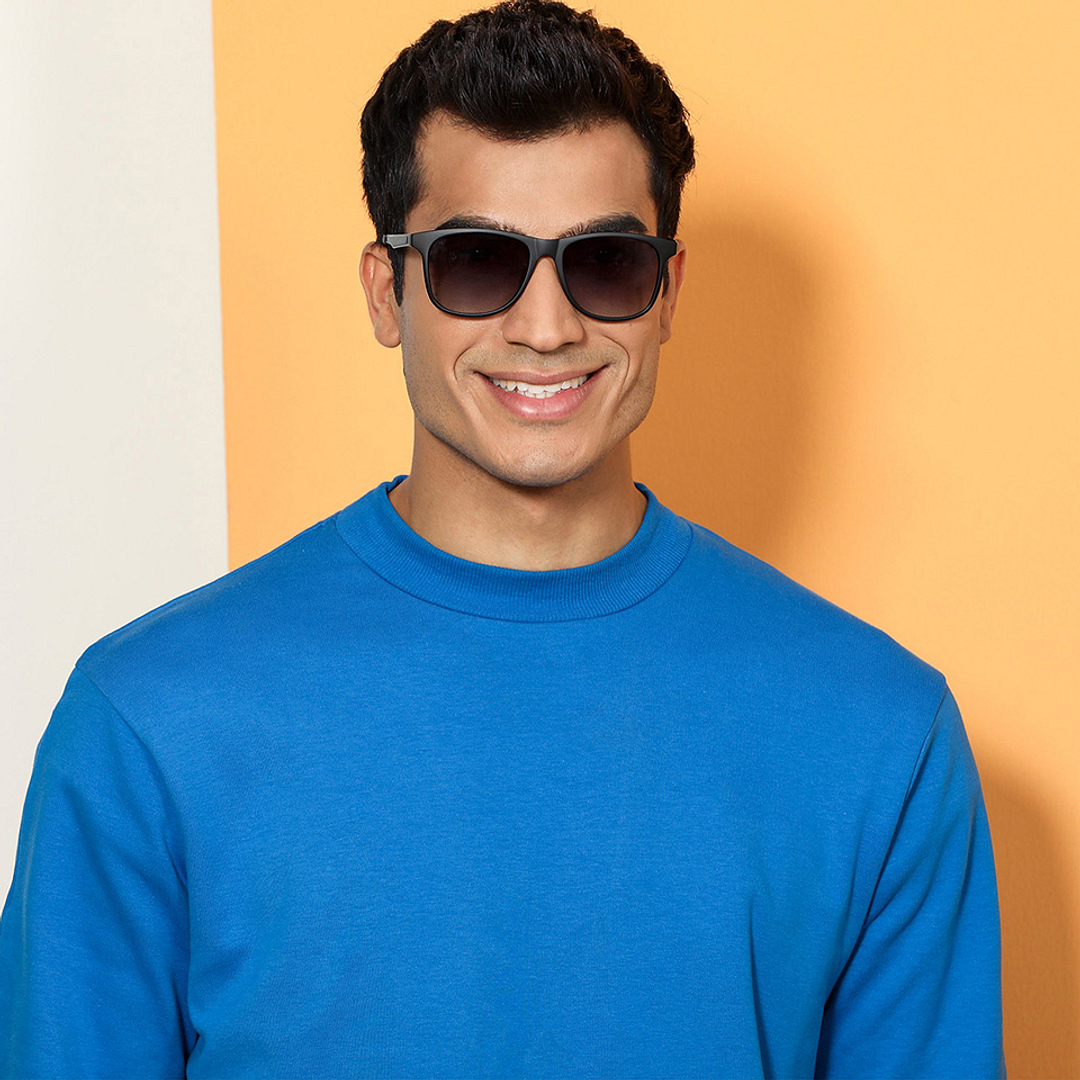 Vincent Chase Polarized Black Full Rim Square right side