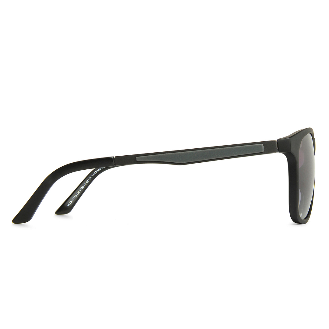 Vincent Chase Polarized Black Full Rim Square right side