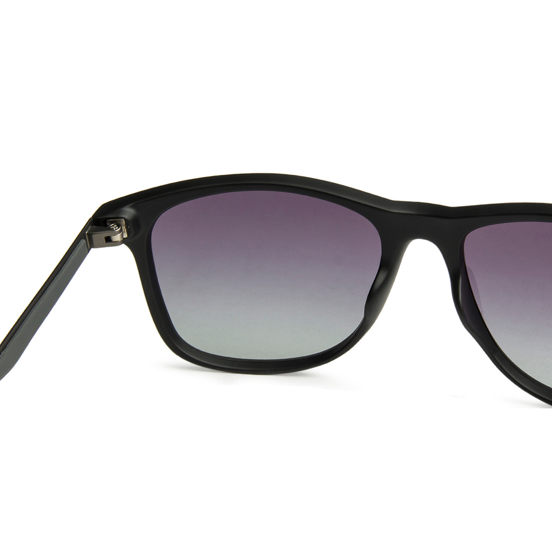 Vincent Chase Polarized Black Full Rim Square left side