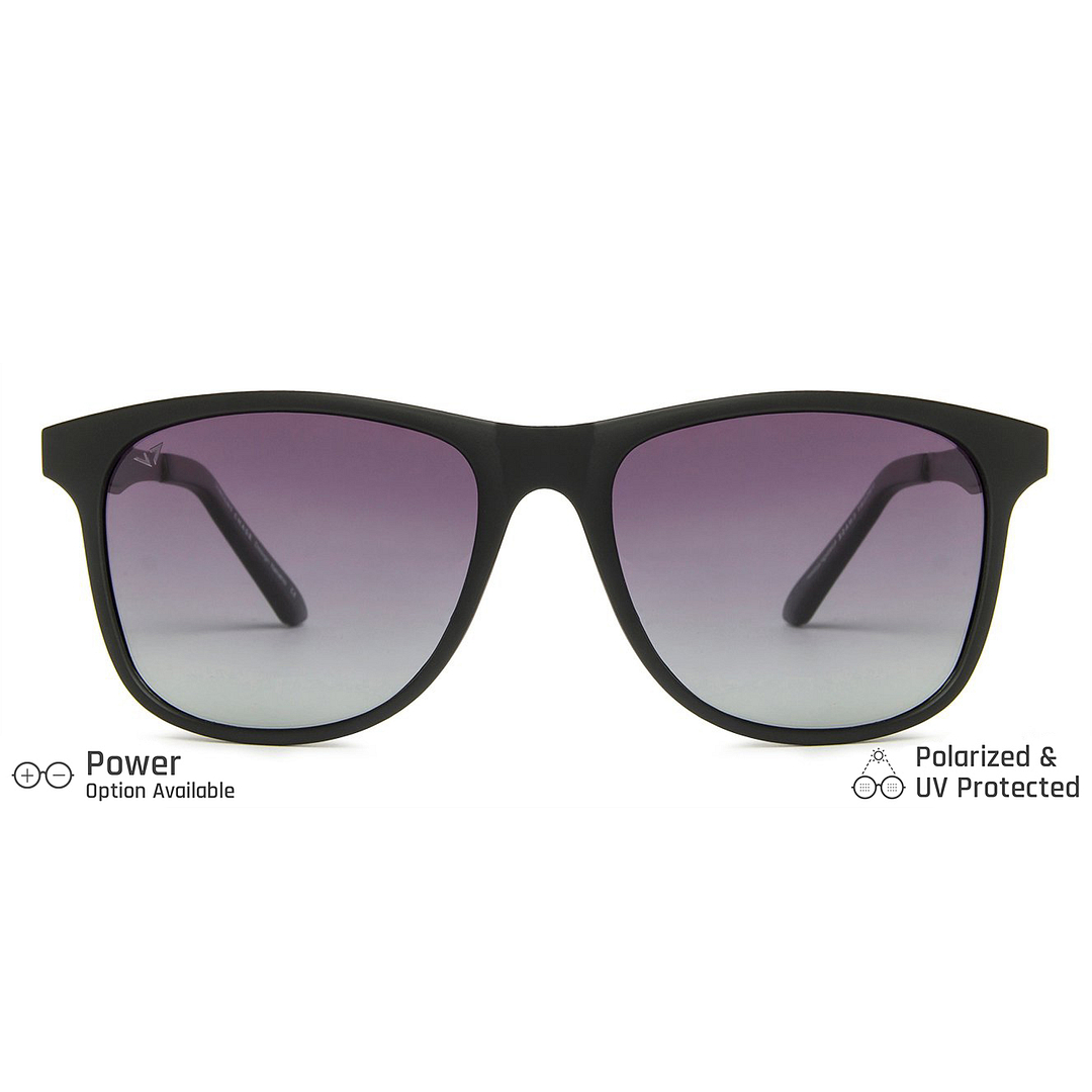 Vincent Chase Polarized Black Full Rim Square right side