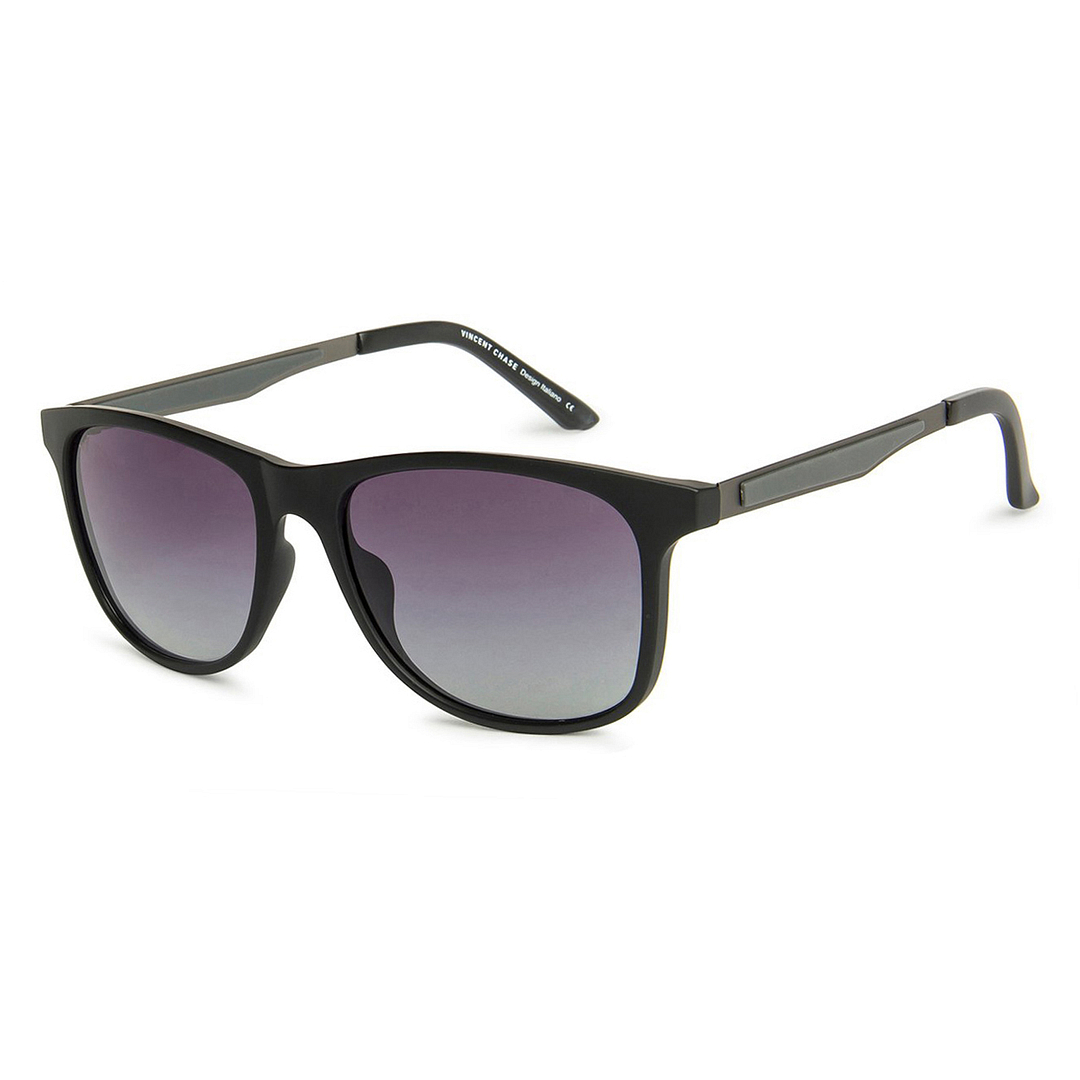 Vincent Chase Polarized Black Full Rim Square left side