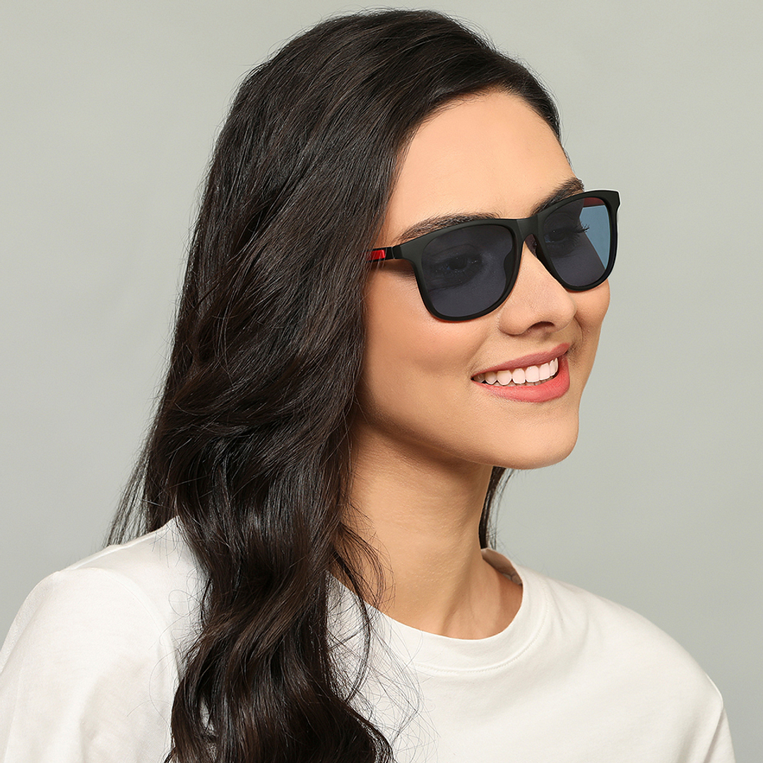 Vincent Chase Polarized Black Full Rim Square right side