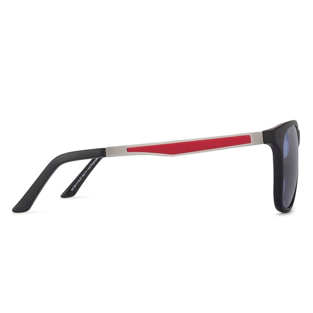 Vincent Chase Polarized Black Full Rim Square right side