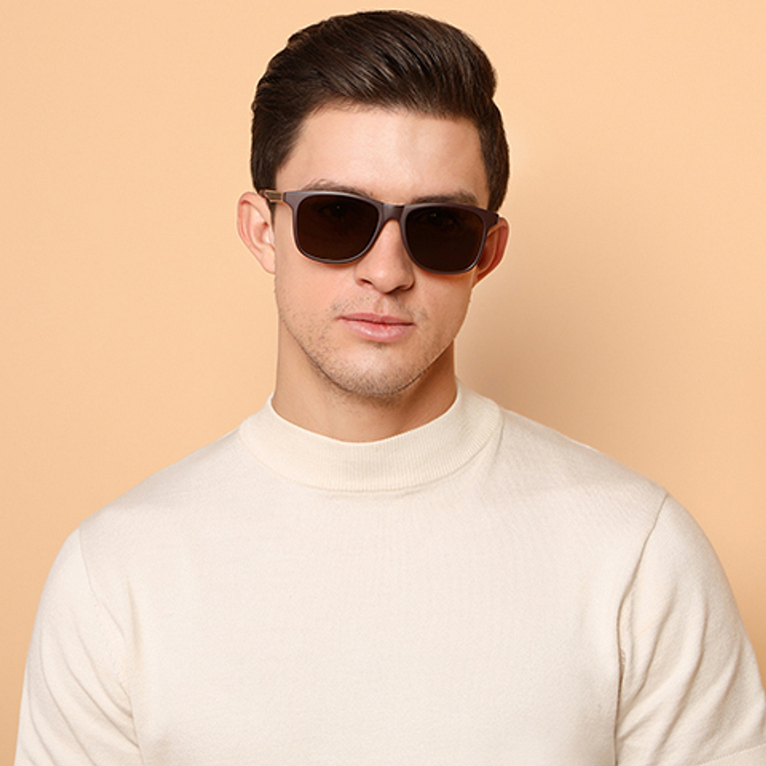 Vincent Chase Polarized Brown Full Rim Square right side