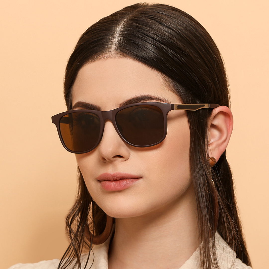 Vincent Chase Polarized Brown Full Rim Square right side